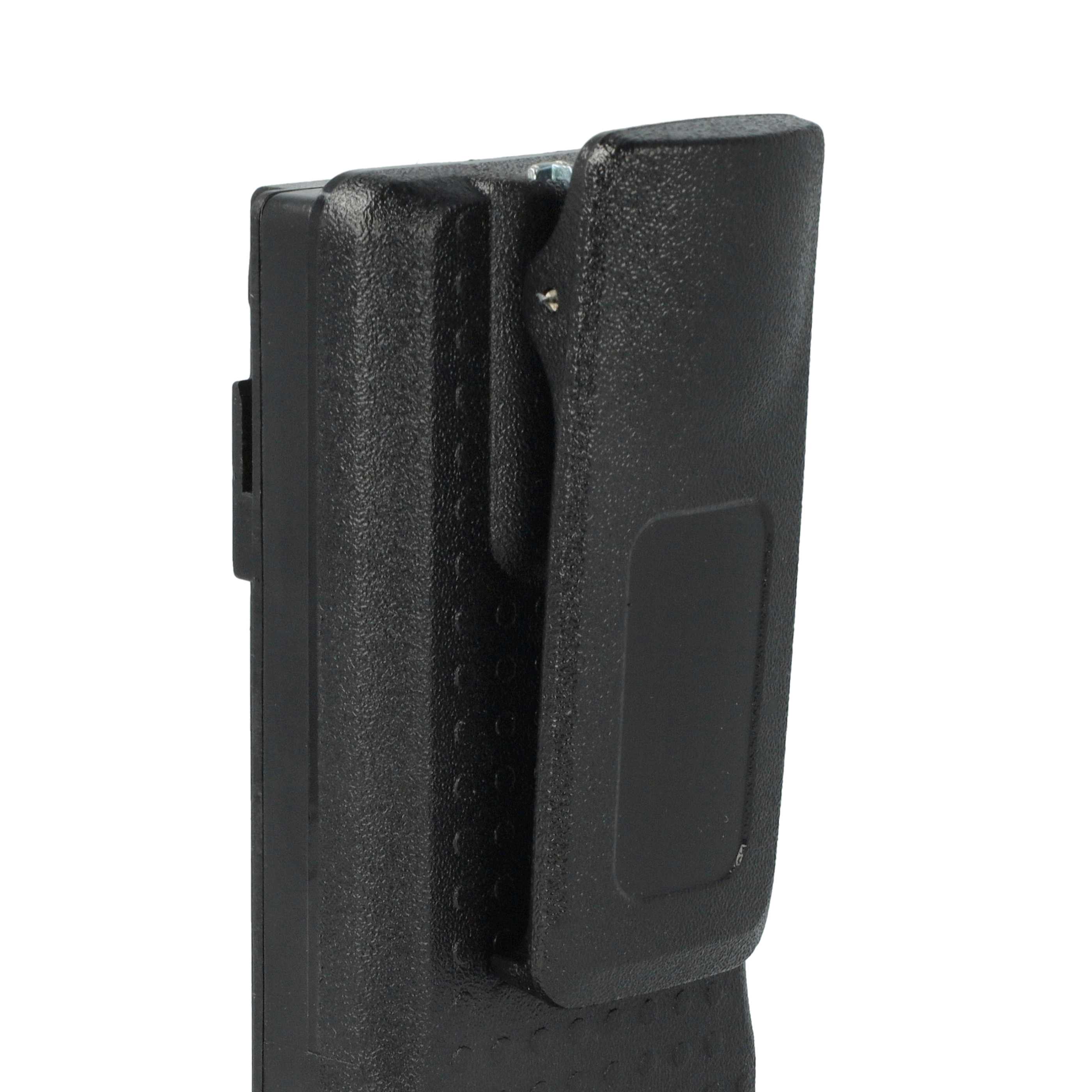Radio 10x Battery replaces Motorola PMNN4406, PMNN4406BR, PMNN4409 - 3000 mAh 7.4 V Li-Ion + Belt Clip