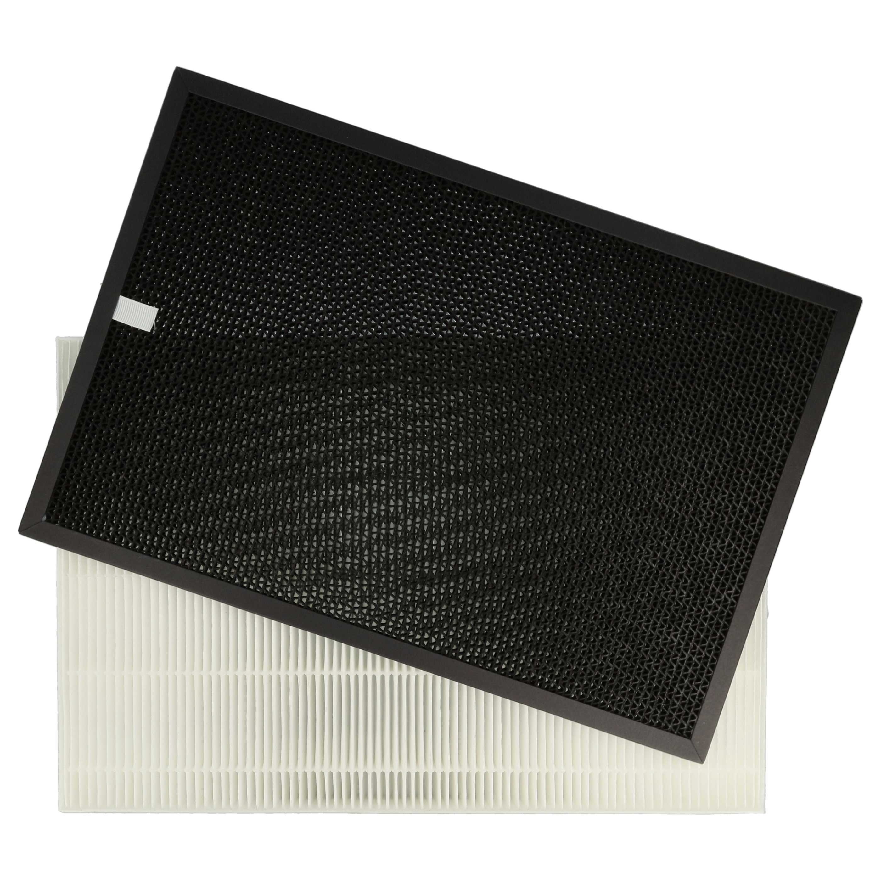 4 Part Filter Set replaces Ideal 8736001 Air Purifier - HEPA filter, activated carbon filter