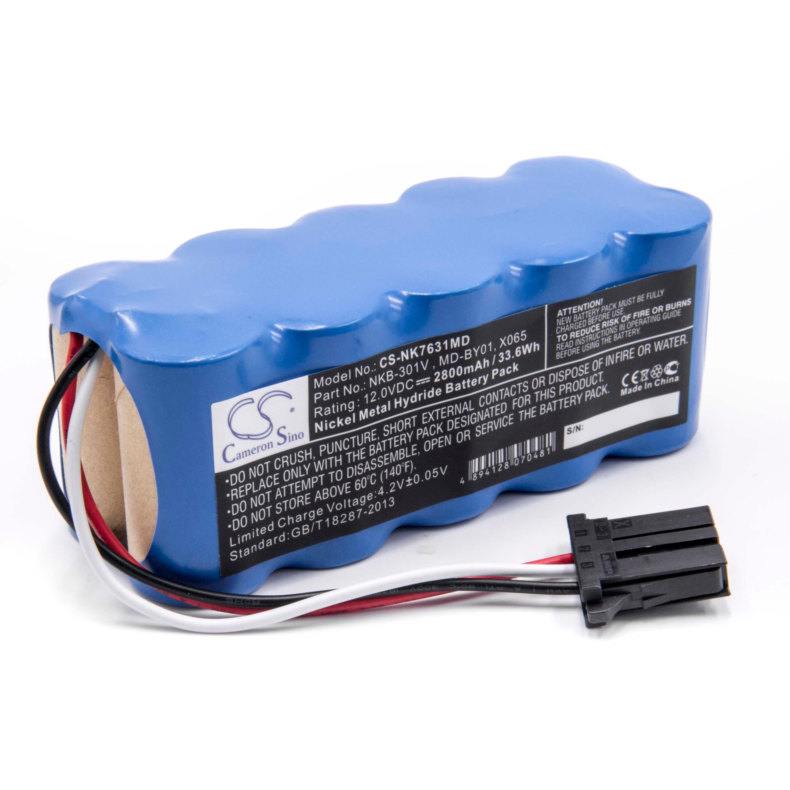 Medical Equipment Battery Replacement for X065 - 2800mAh 12V NiMH