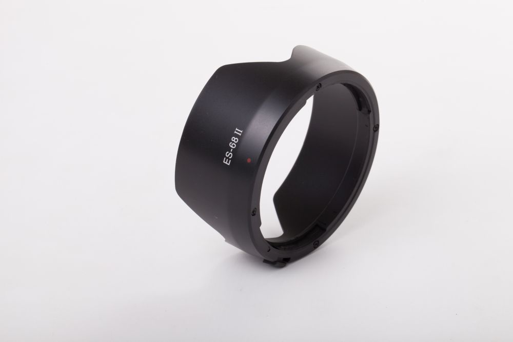 Lens Hood replaces Canon ES-68 II for Canon Lens with 49 mm Diameter, plastic, black