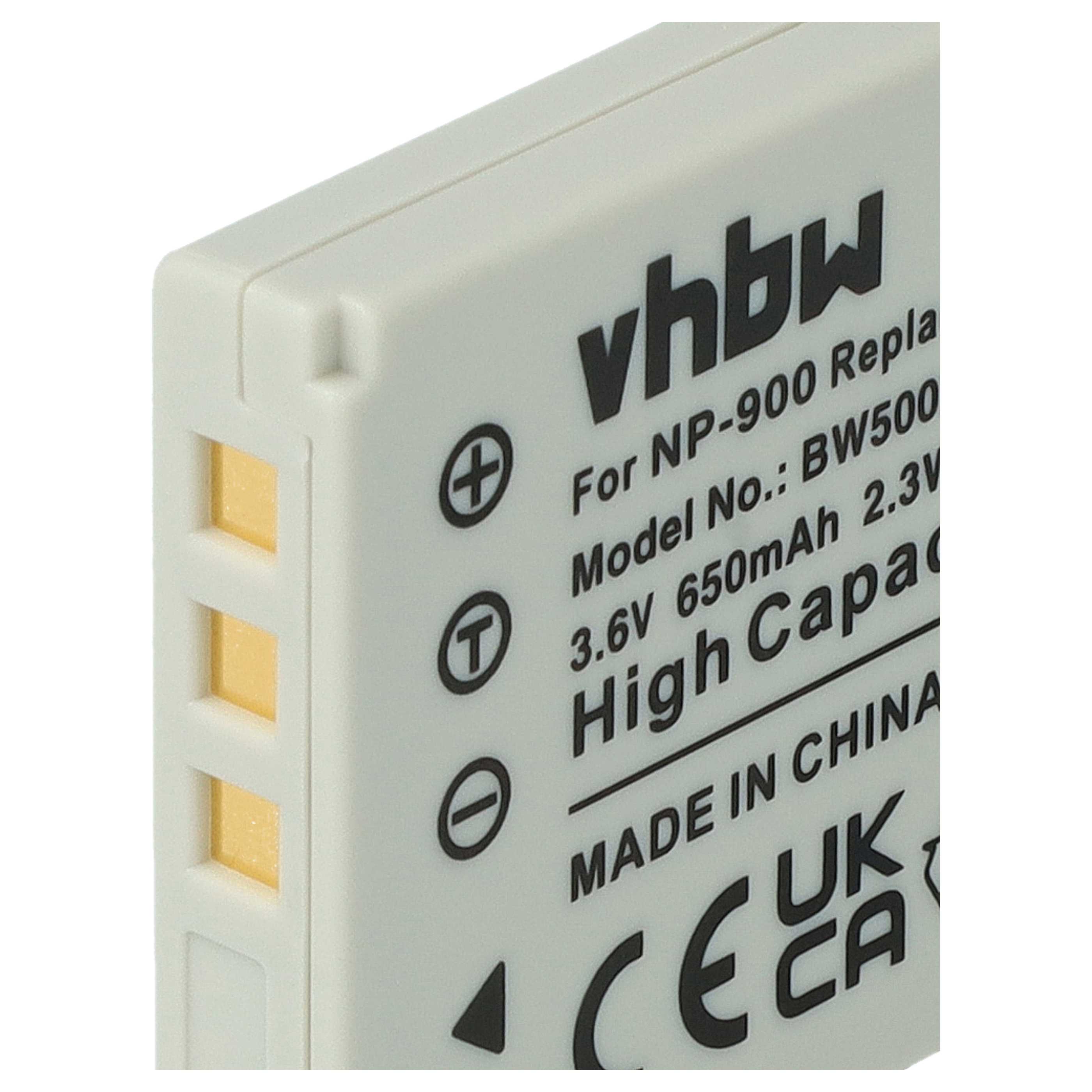 2x Batteries remplace Avant BATS4 pour appareil photo TCM- 650mAh 3,6V Li-ion