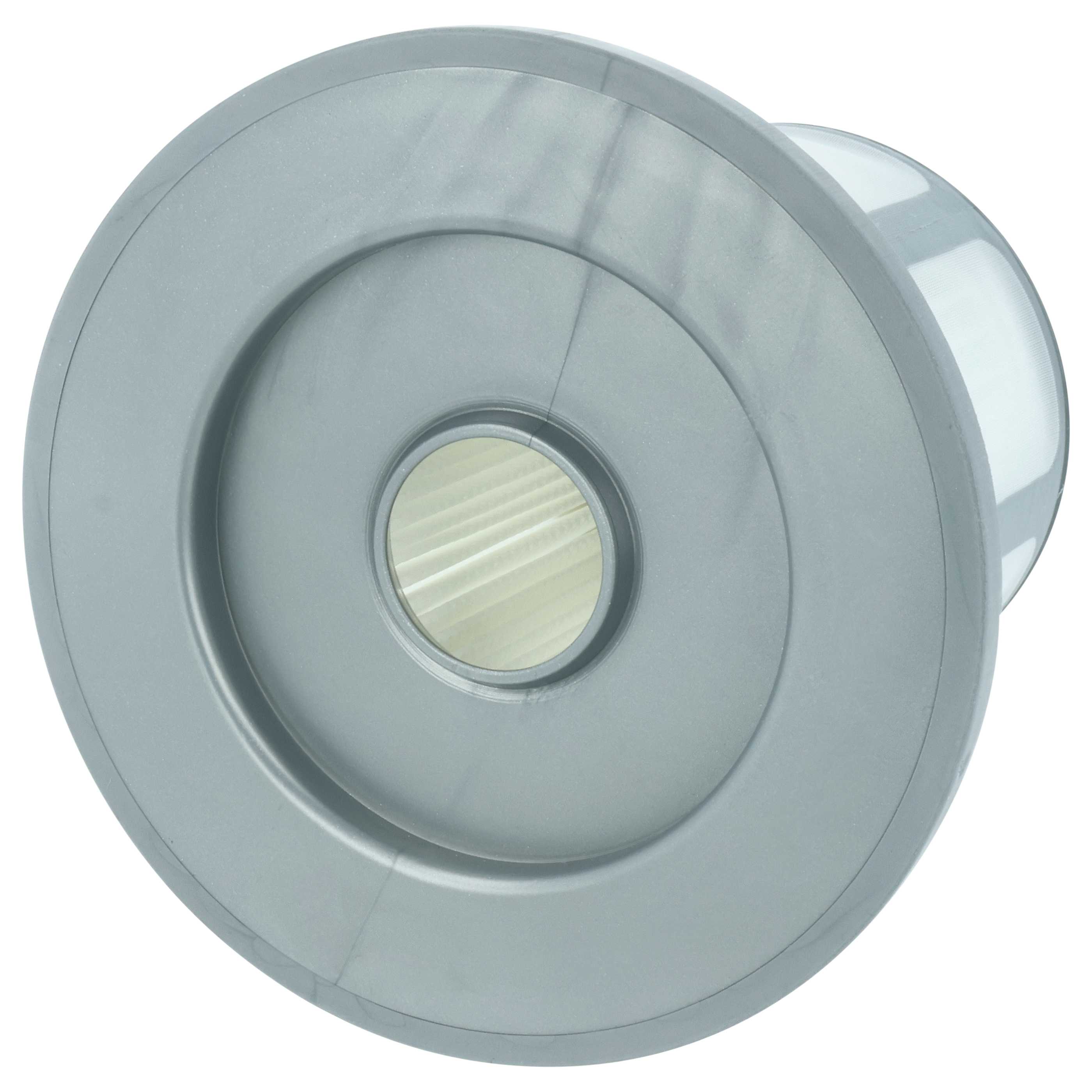 4x cartridge filter replaces Bosch 12033215 for Vacuum Cleaner, white / grey