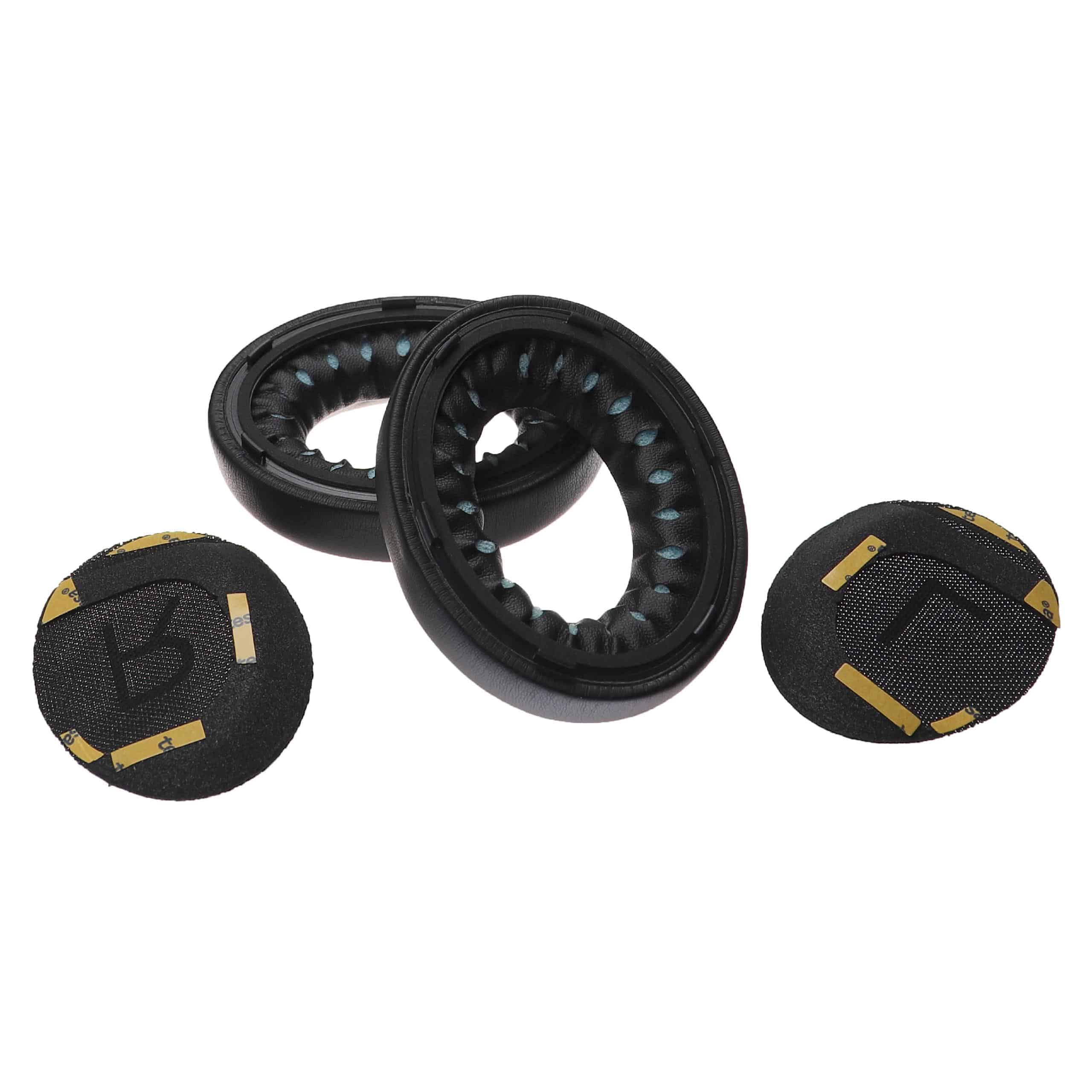 Ear Pads suitable for Bose NC 700 Headphones etc. - with Memory Foam, Soft Material, 23 mm thick