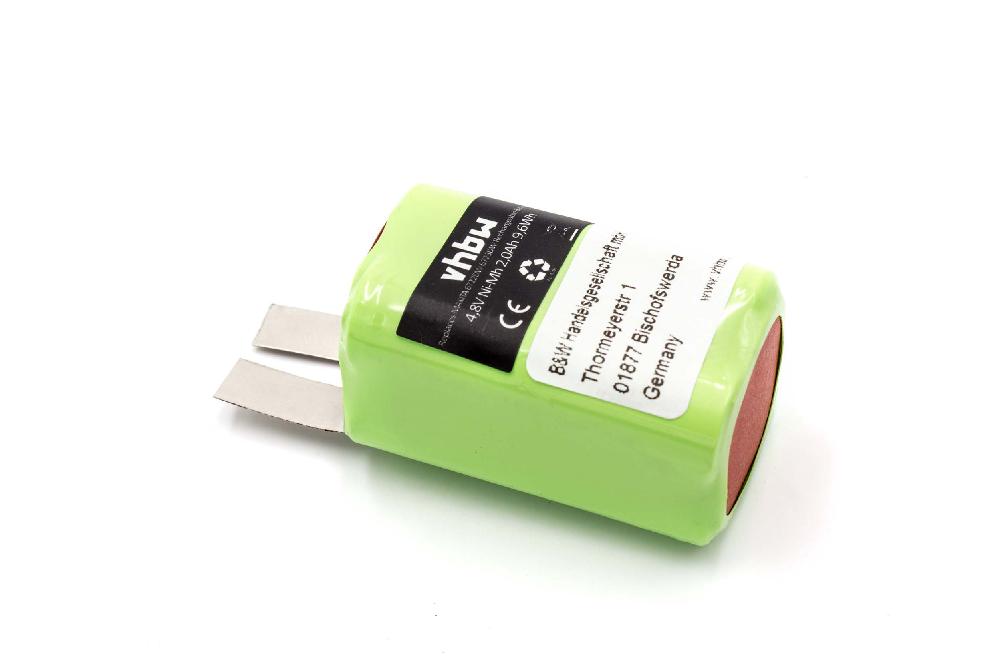 Batterie remplace Makita TL00000012 pour outil électrique - 2000 mAh, 4,8 V, NiMH