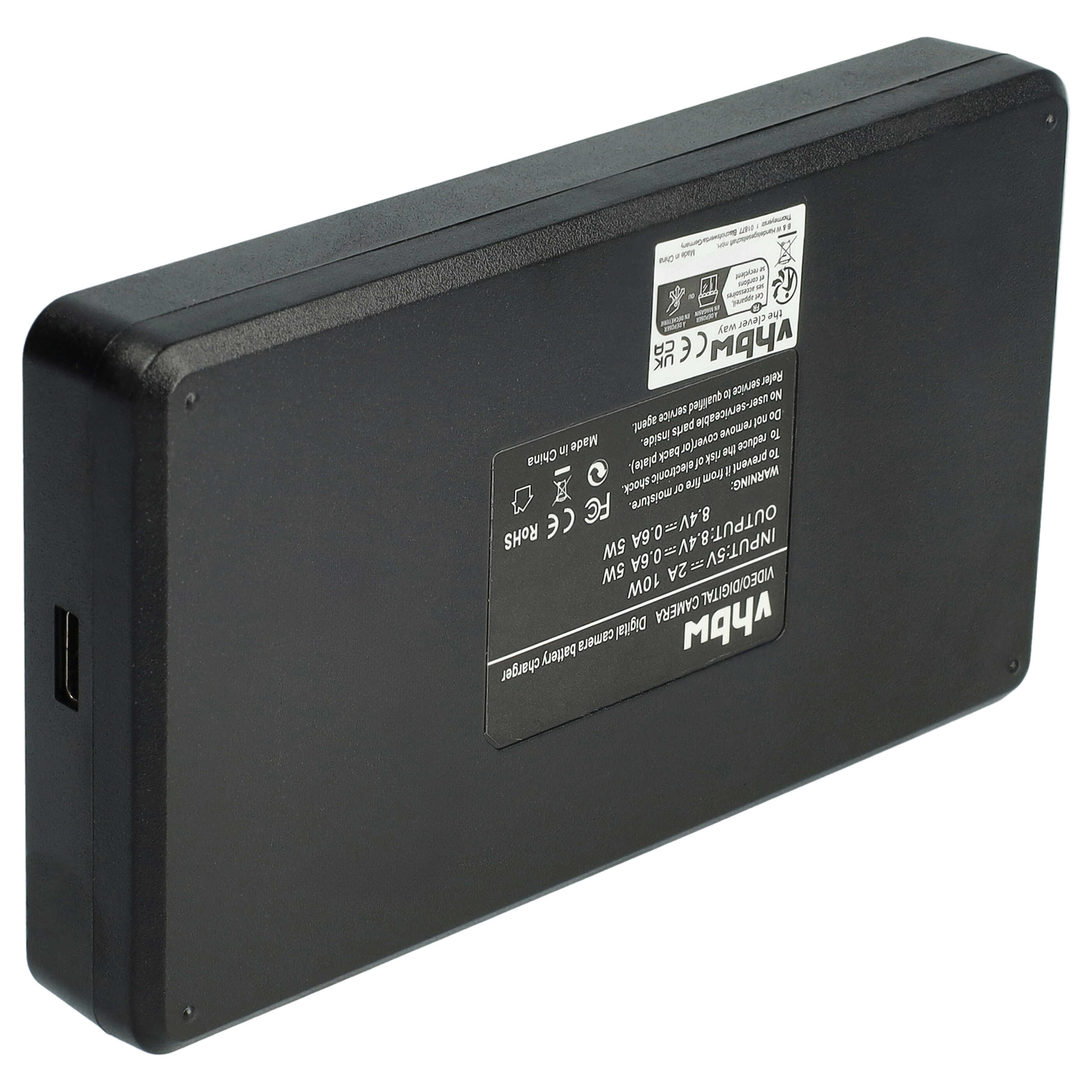 Battery Charger suitable for Pentax Digital Camera - 0.5 A, 8.4 V