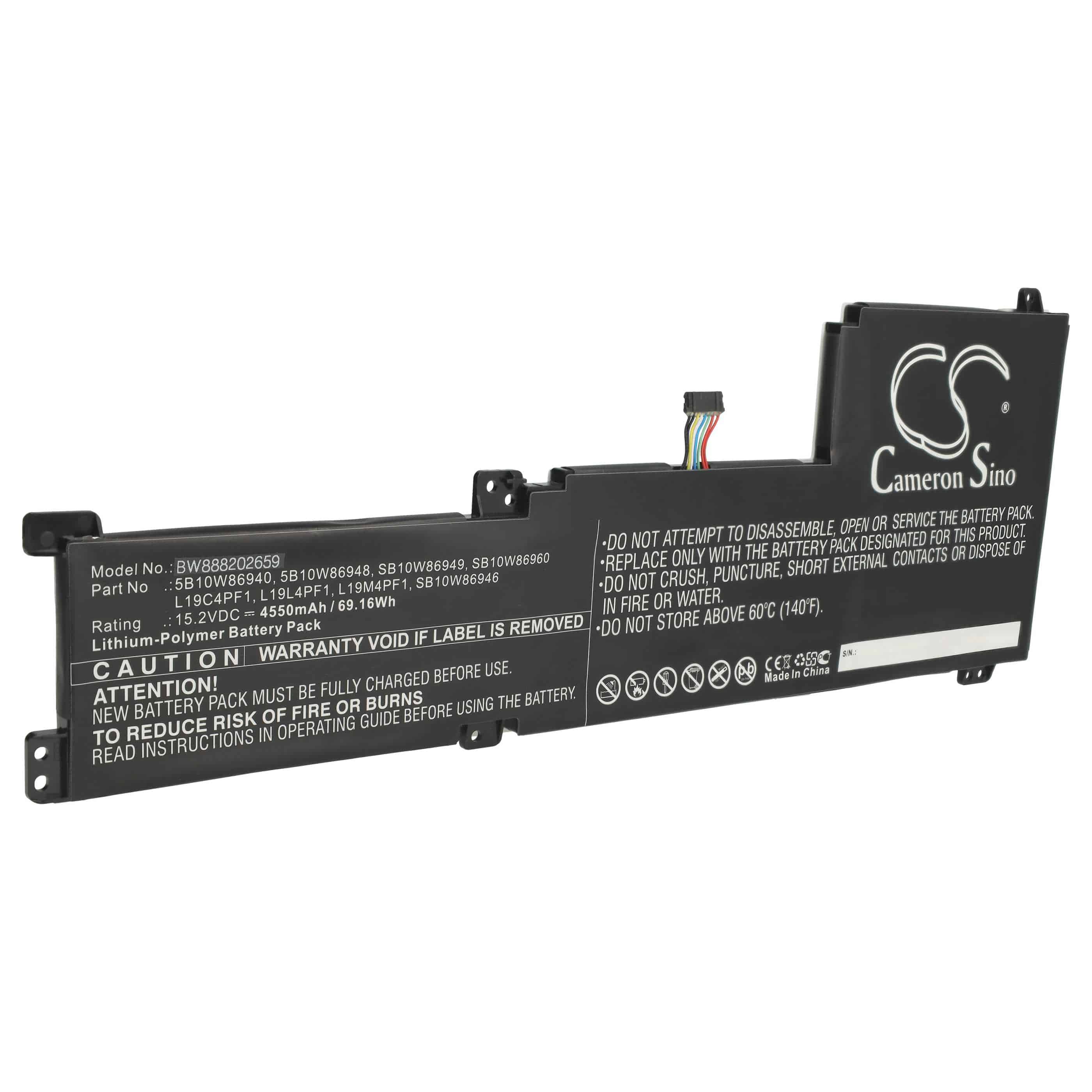 Akumulator do laptopa zamiennik Lenovo 5B10W86940, L19C4PF1, 5B10W86948, L19L4PF1 - 4550 mAh 15,2 V LiPo