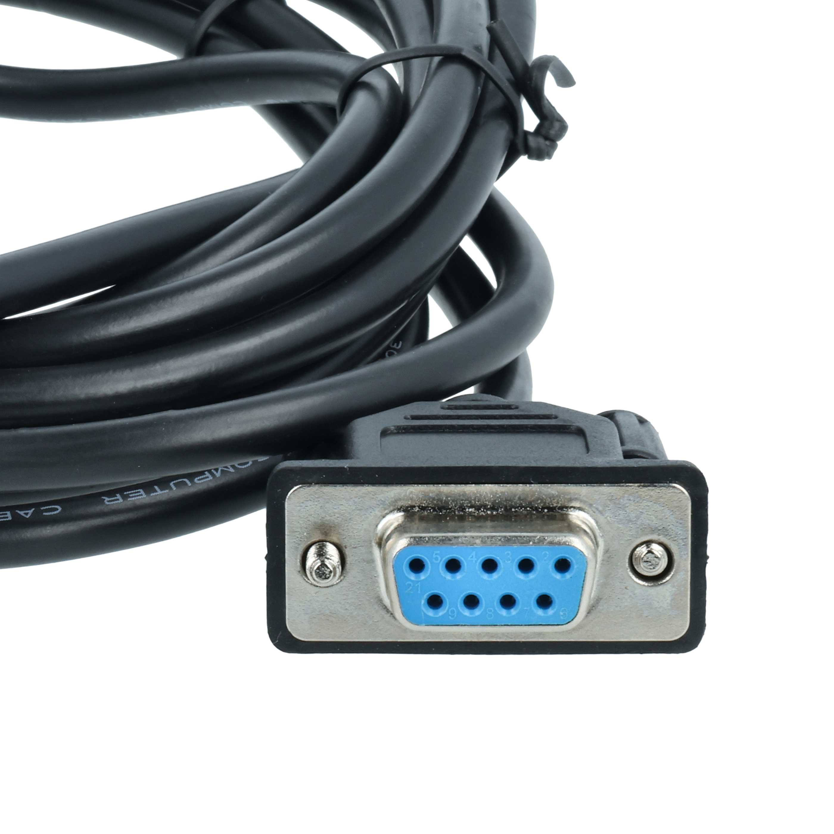 Programmierkabel RS-232 passend für Siemens Simatic S5 100U Peripheriegerät - Adapter 14,2cm Schwarz