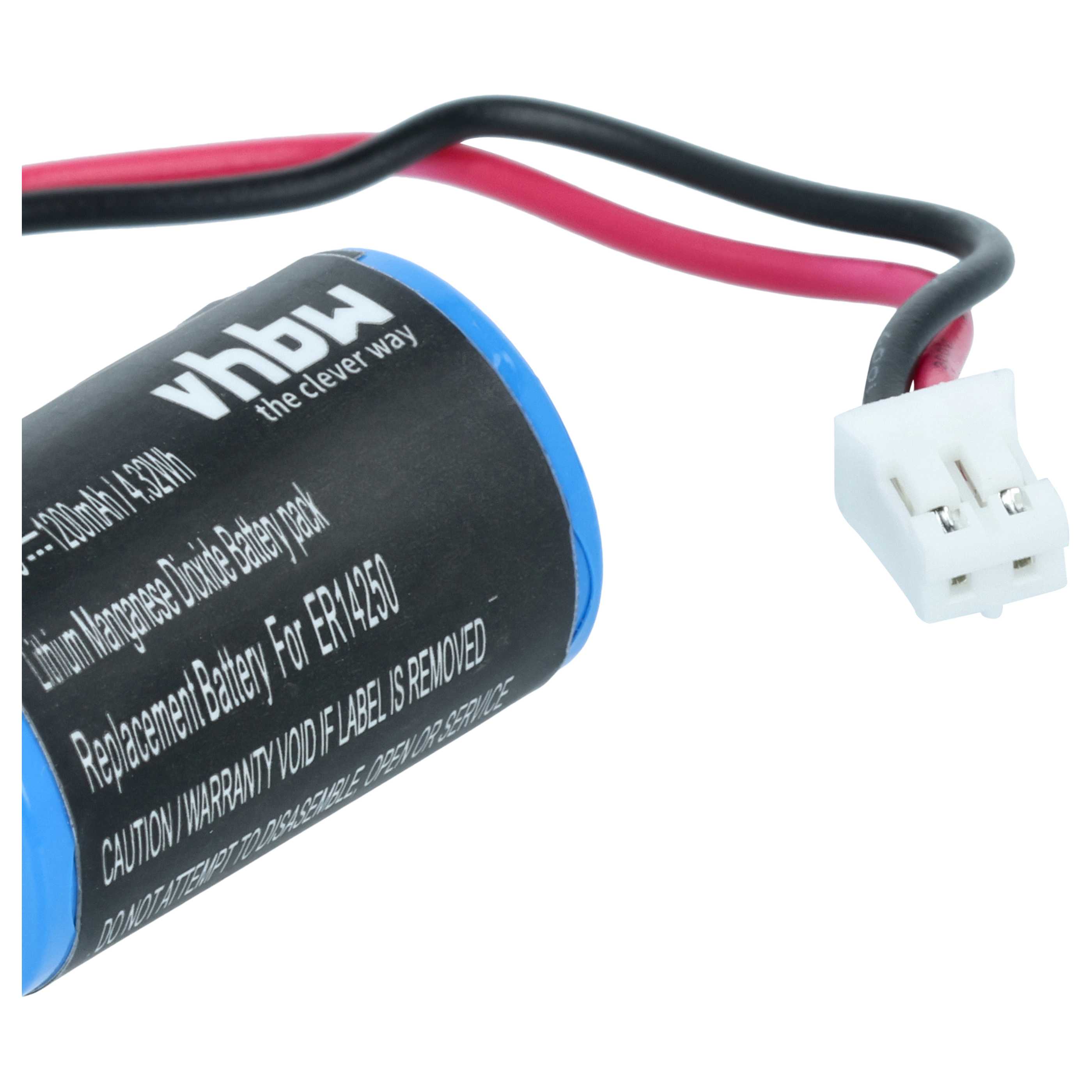 Pile (5 pcs.) remplace Siemens A2C59511954, A2C59511954X chronotachygraphe - 1200mAh 3,6V Li-SOCl2