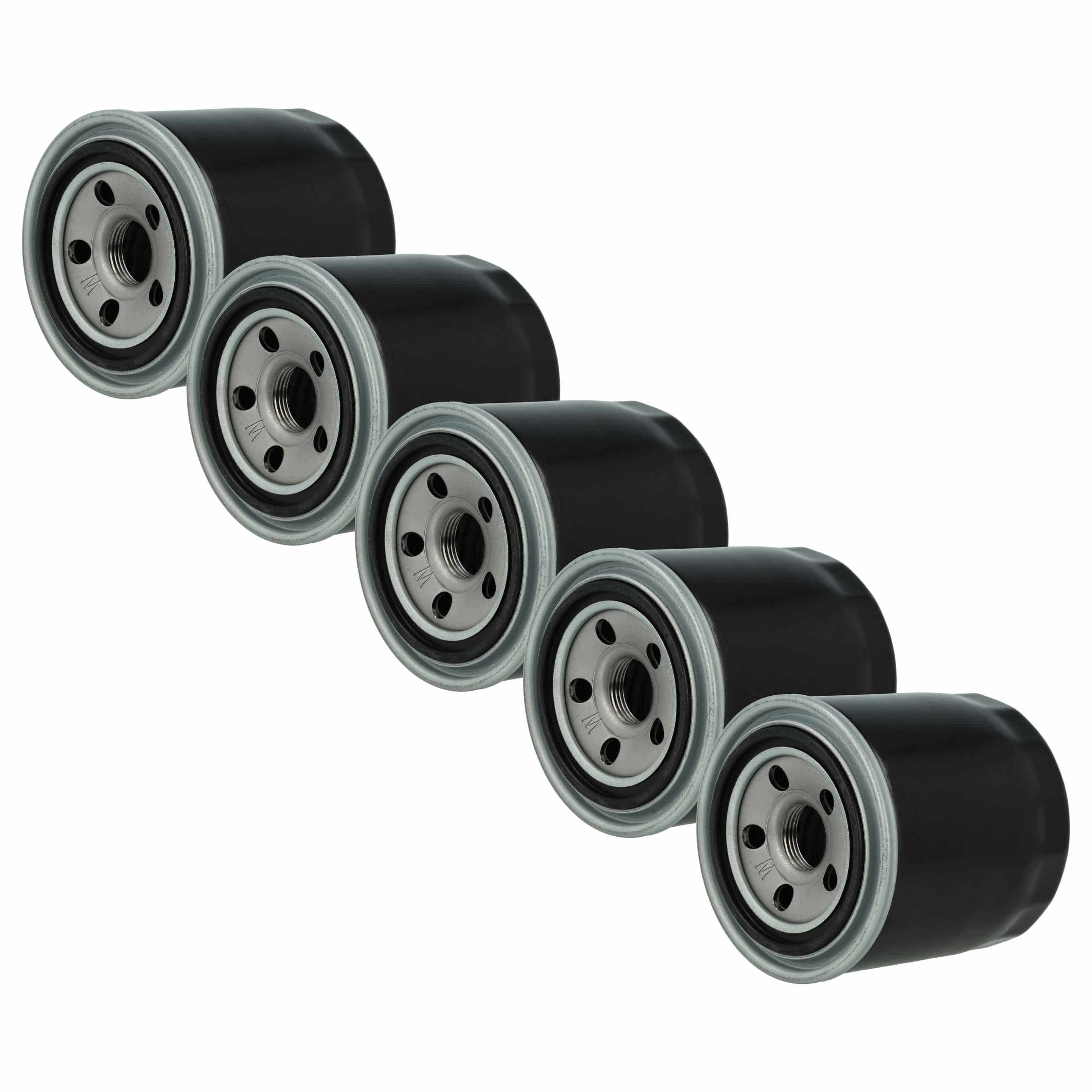 5x Vehicle Oil Filter as Replacement for KIOTI 4B243TLWM - Spare Filter