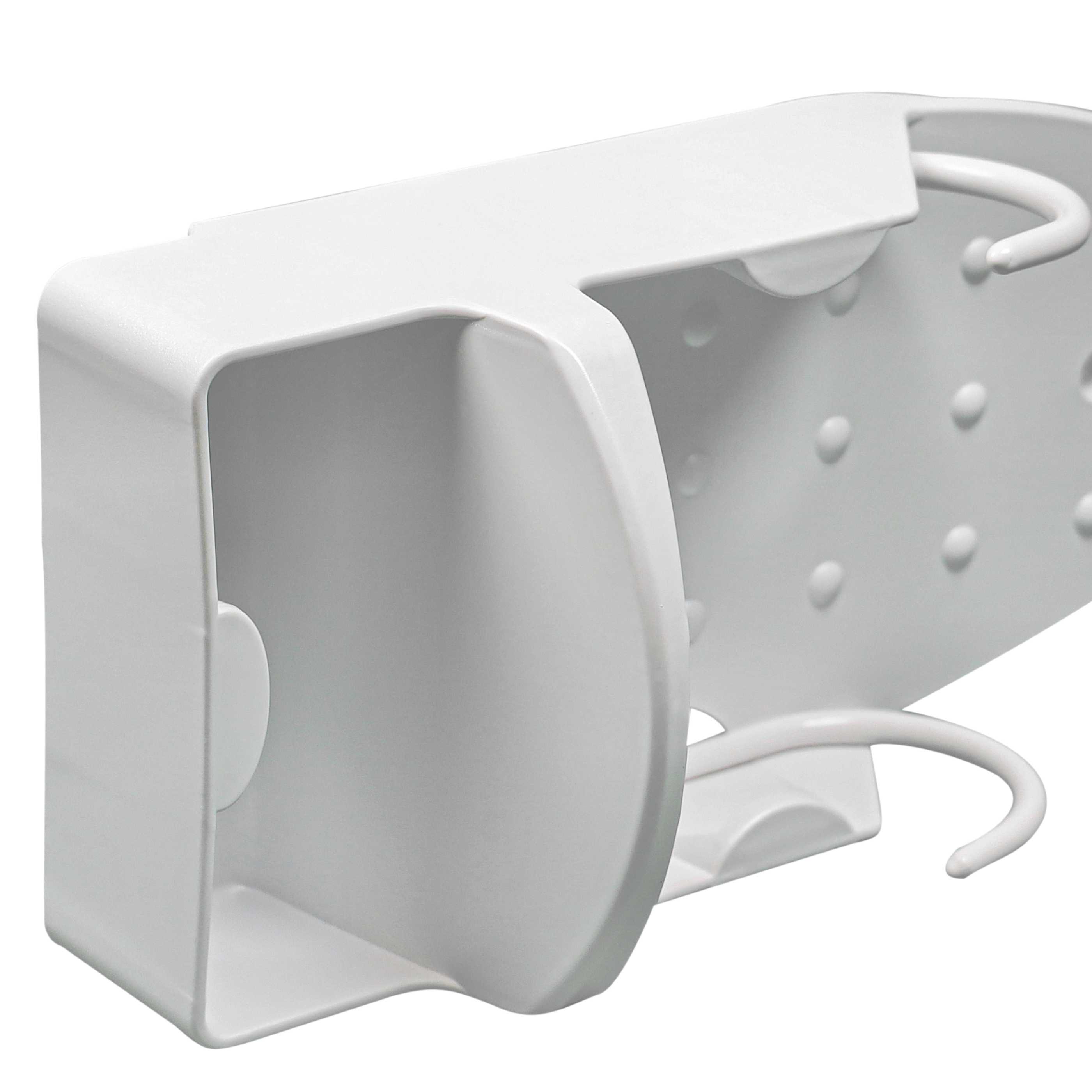 Supporto da parete per ferro e asse da stiro - 11,5 x 22,5 x 9 cm, bianco