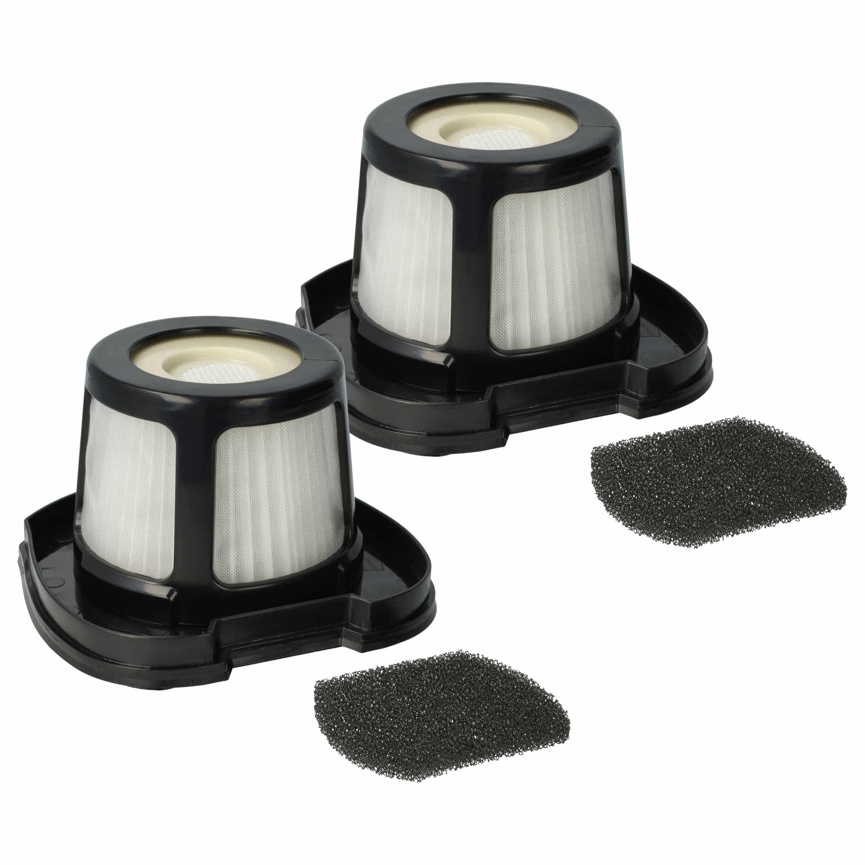 2x Filtermotor filter replaces Bissell 1614212, 1614203, 1614204 for Bissell Vacuum Cleaner, 10.6 x 10.8 cm