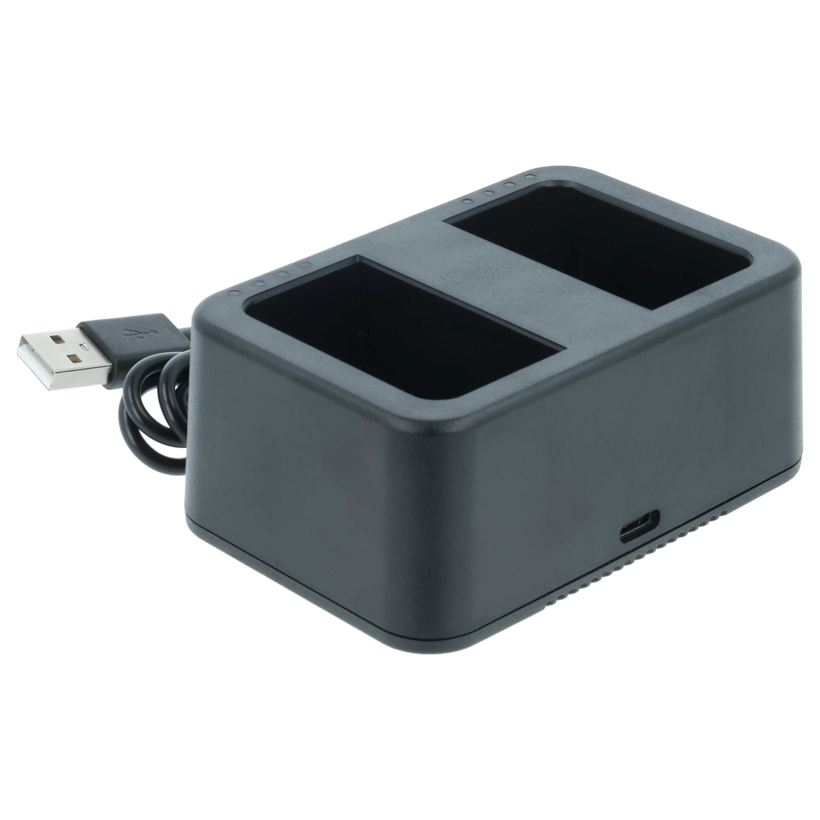 1x batterie, 1x station de charge avec câble USB remplace DJI WCH3, WB37 pour drone, équipements UAV DJI