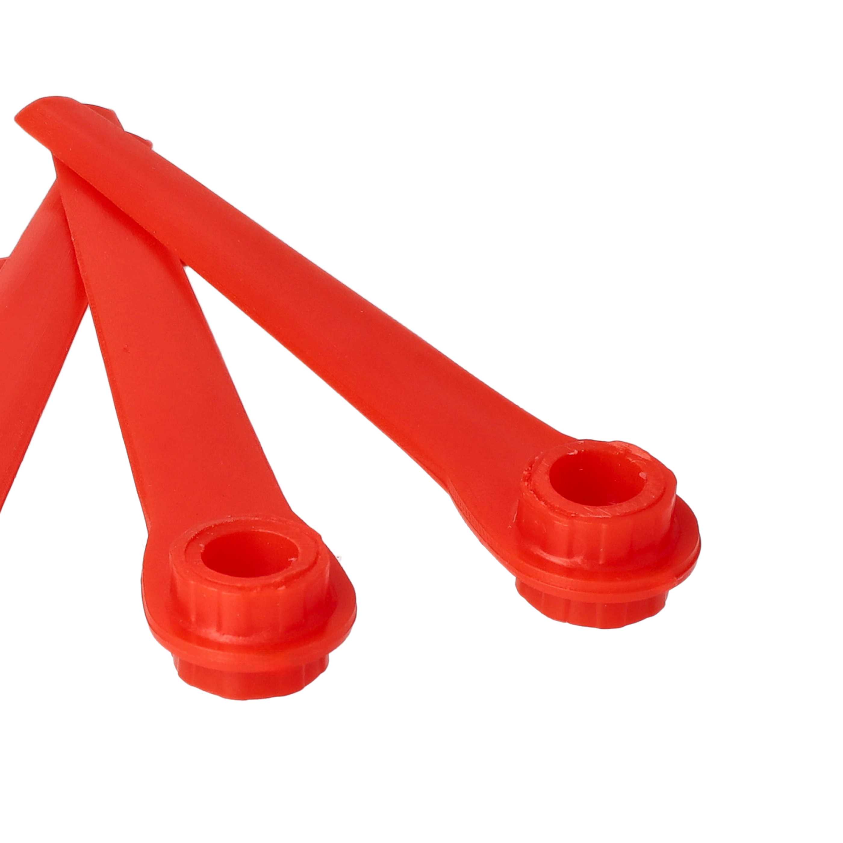 20x Lames remplace Gardena RotorCut 5368-20 pour débroussailleuse – Couteaux plastique, Orange