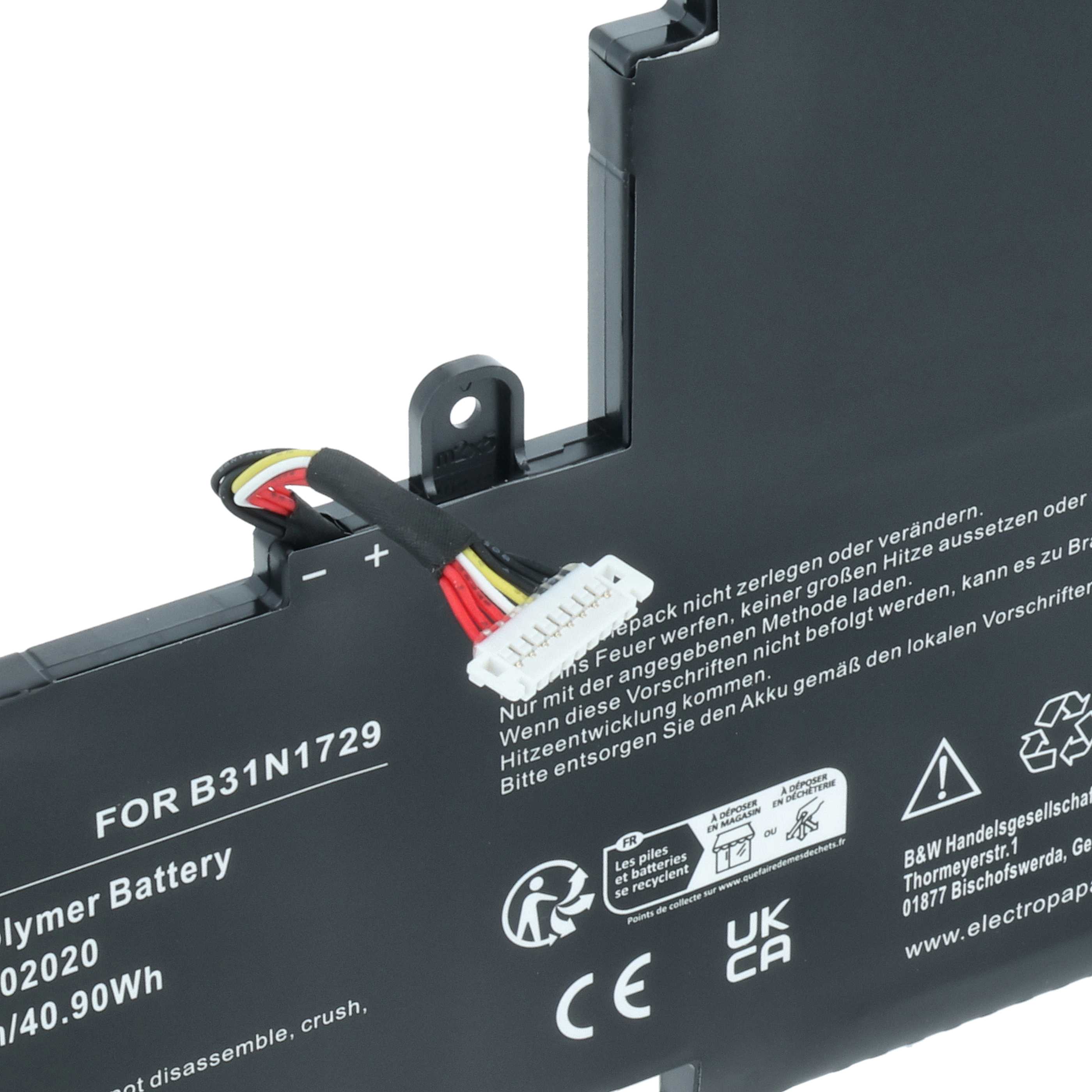 Batteria sostituisce Asus 0B200-02920000, B31N1729 per notebook - 3550mAh 11,52V Li-Ion