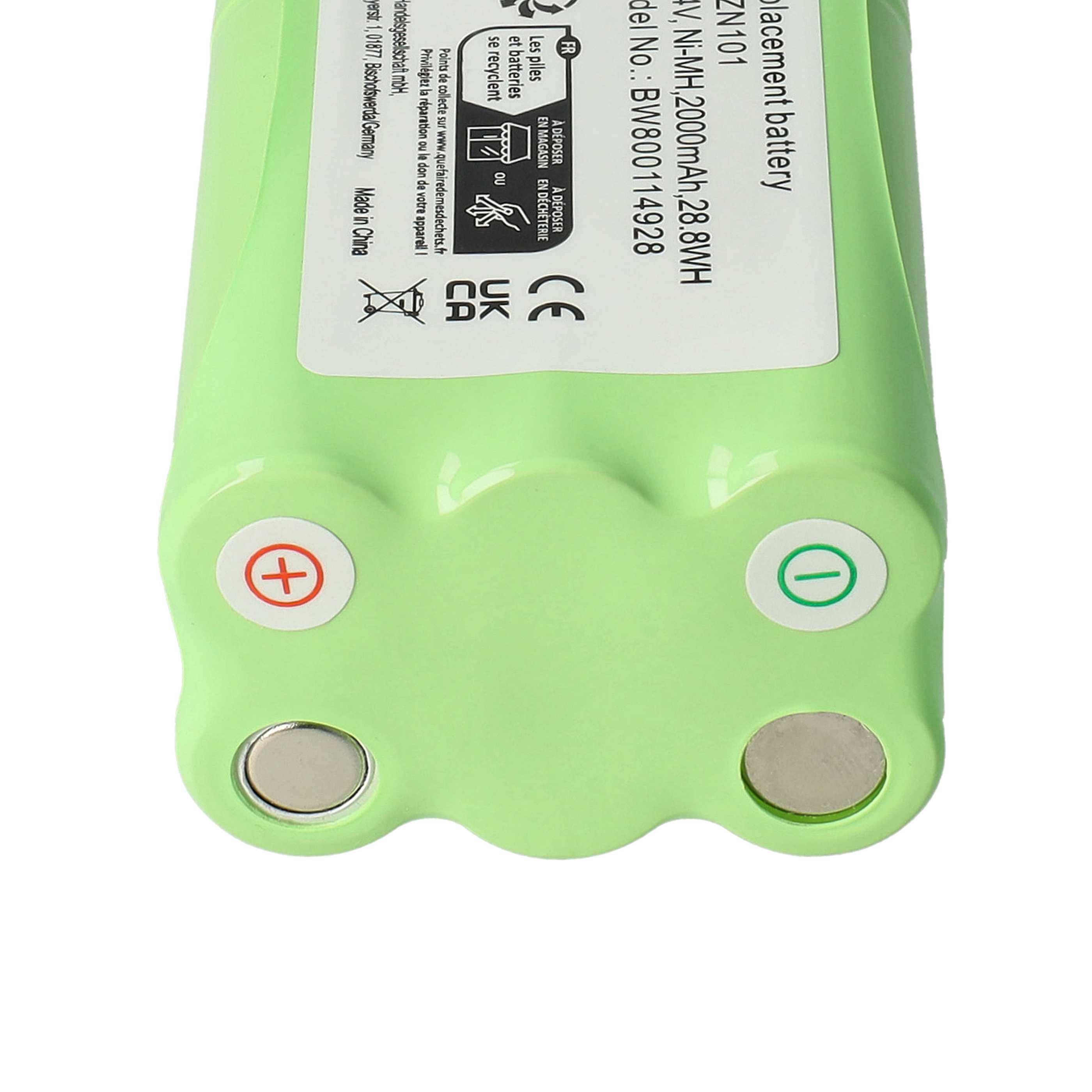 Akku als Ersatz für Dirt Devil R1-L051B, 0606004 für Puppyoo - 2000mAh 14,4V NiMH