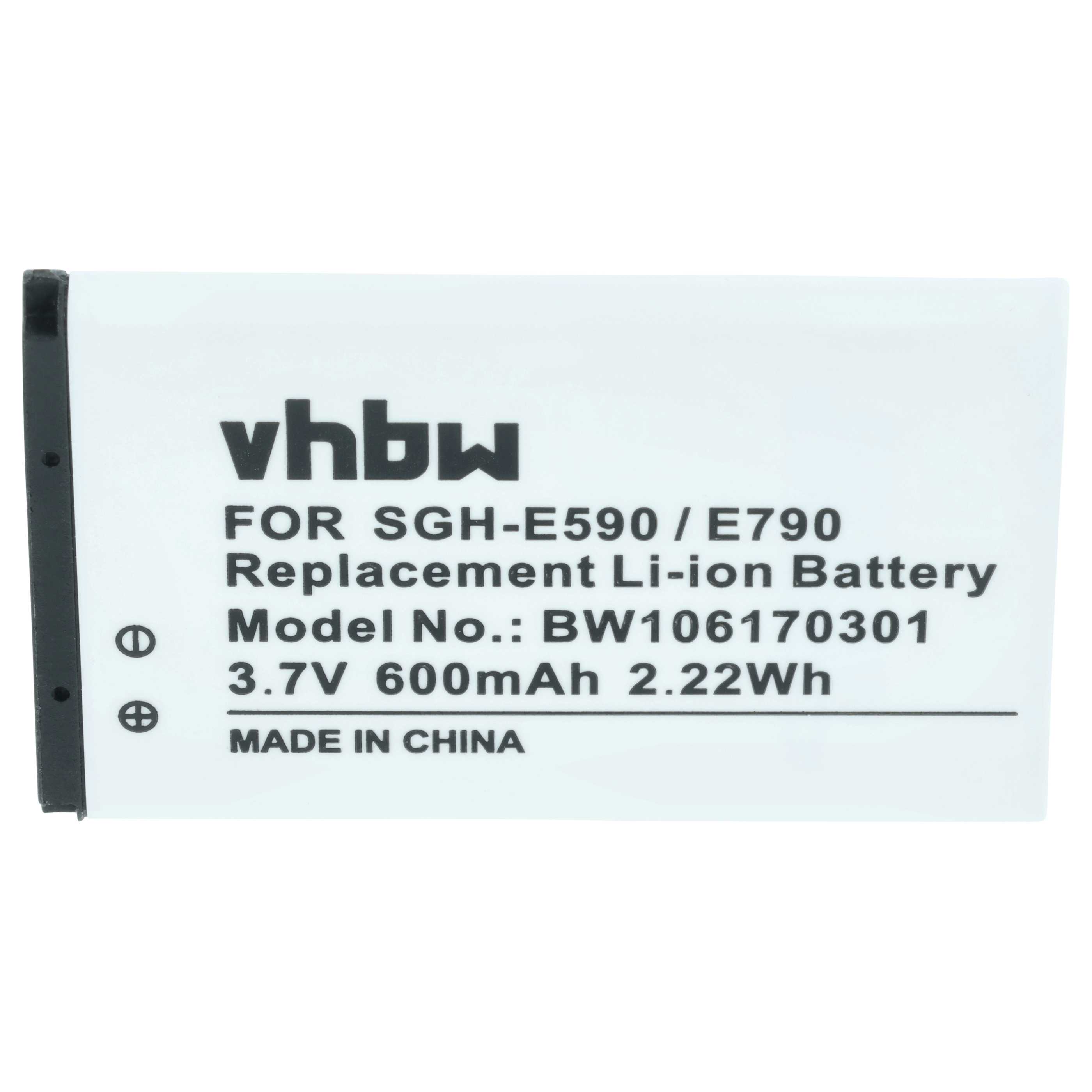 Akumulator do telefonu smartfona zamiennik Samsung AB403450BC, AB403450BA, AB403450BE - 600 mAh 3,7 V Li-Ion