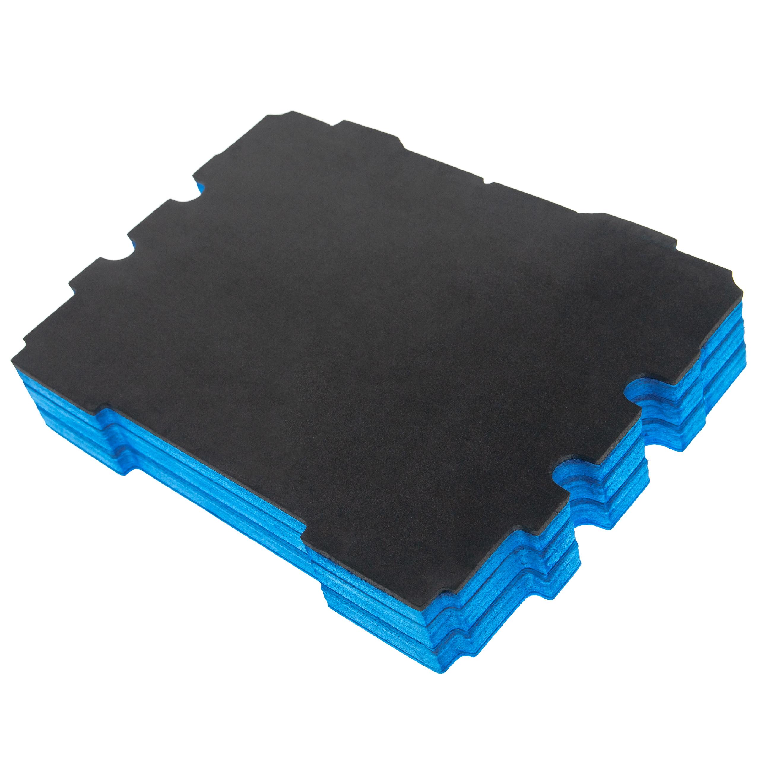 vhbw Hard Foam Insert for Festool Systainer Toolbox -rigid foam, 61 mm Blue, 61 mm