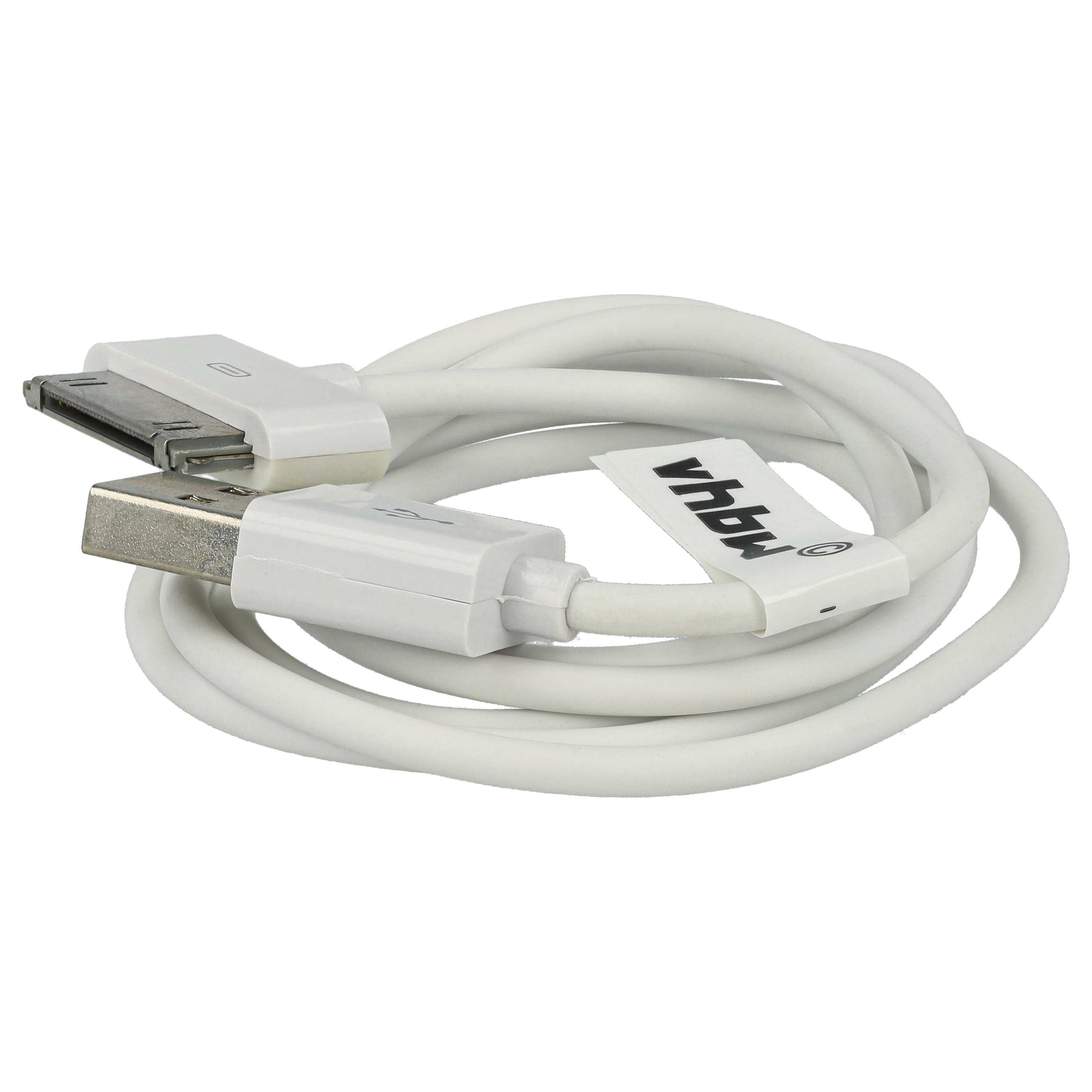 USB Datenkabel passend für Apple iPhone u.a., 80 cm