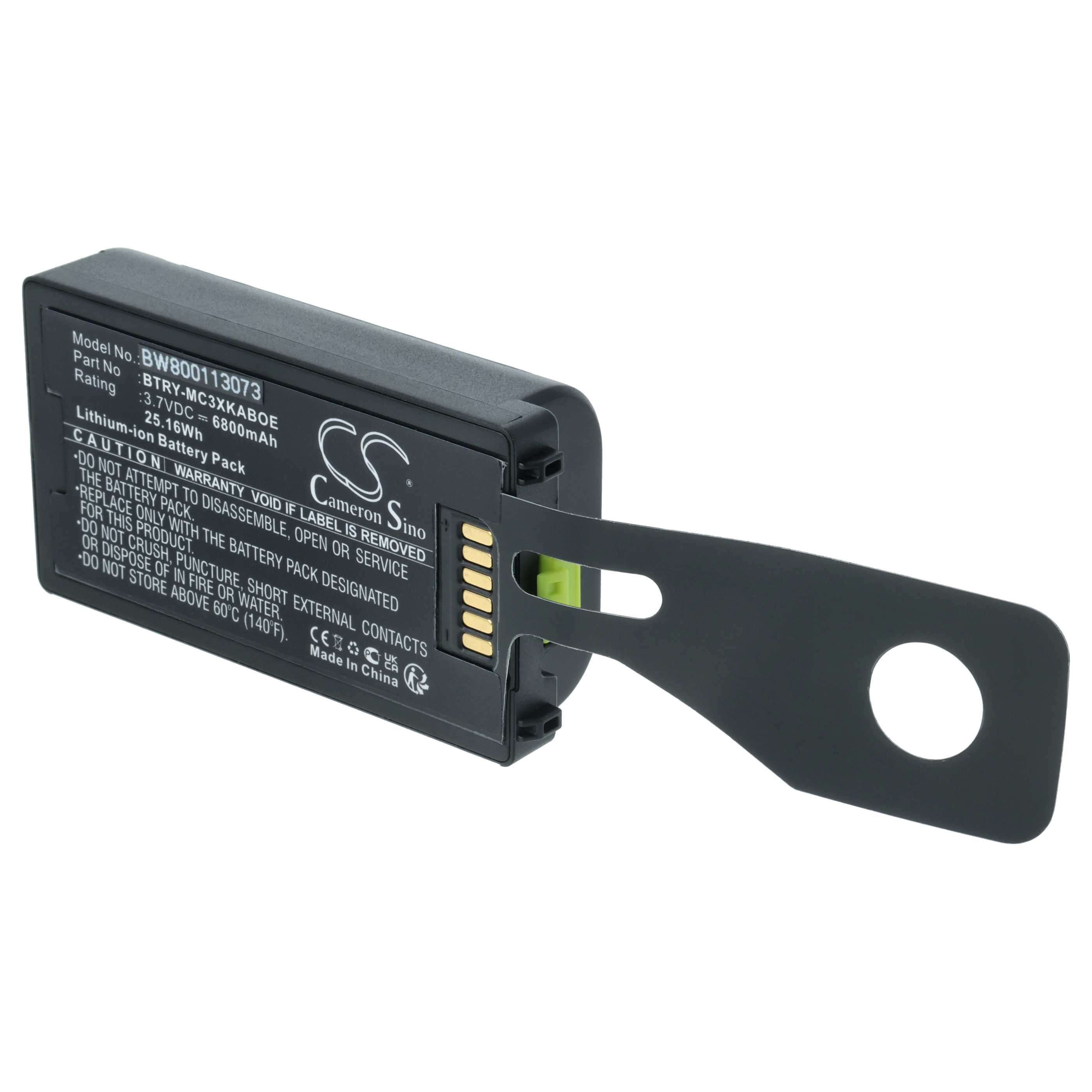 5x Akumulator do czytnika kodów kreskowych zamiennik Symbol BTRY-MC31KAB02-50 - 6800 mAh 3,7 V Li-Ion