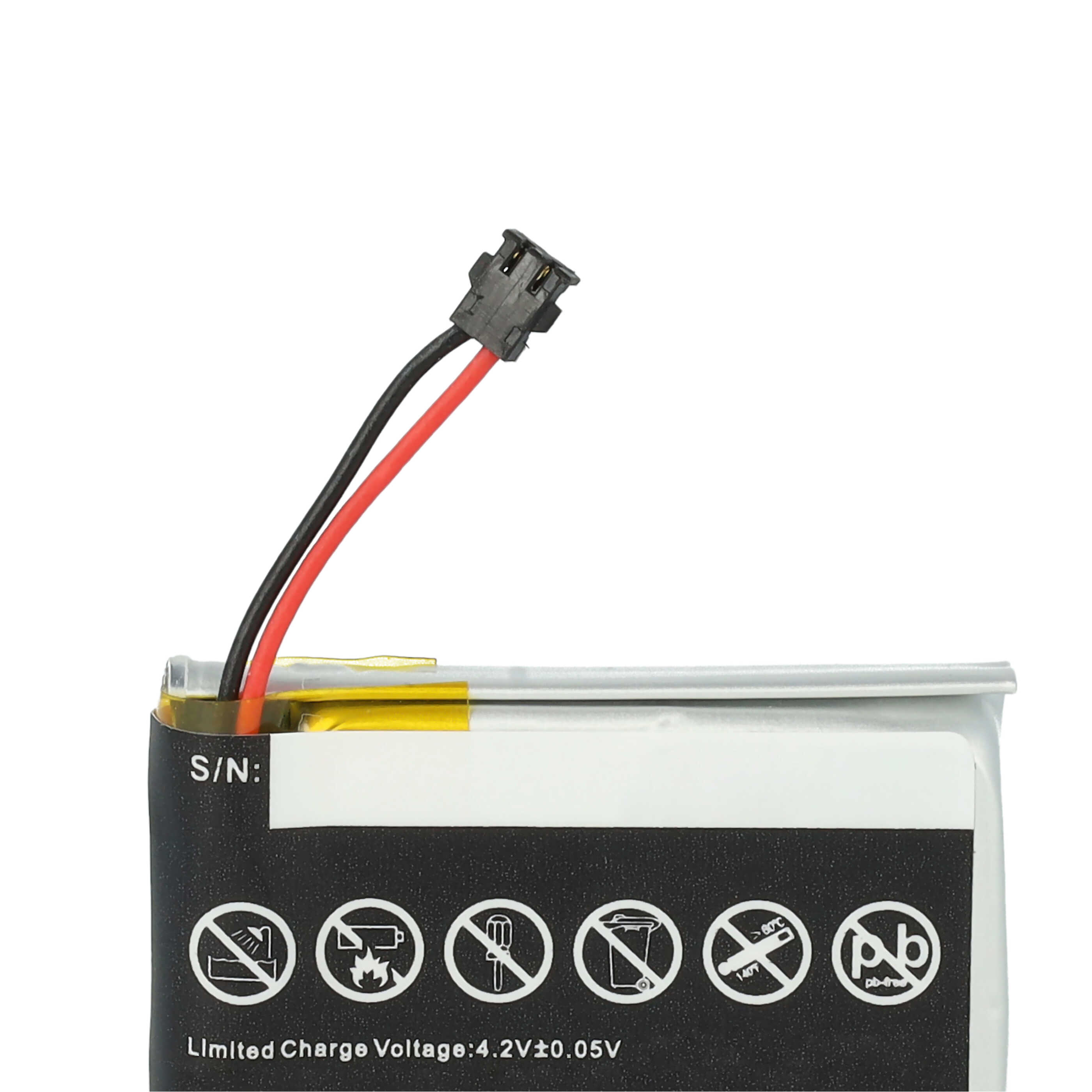 Smartwatch Battery replaces Garmin 361-00076-00 - 250 mAh 3.7 V Li-polymer + Tools