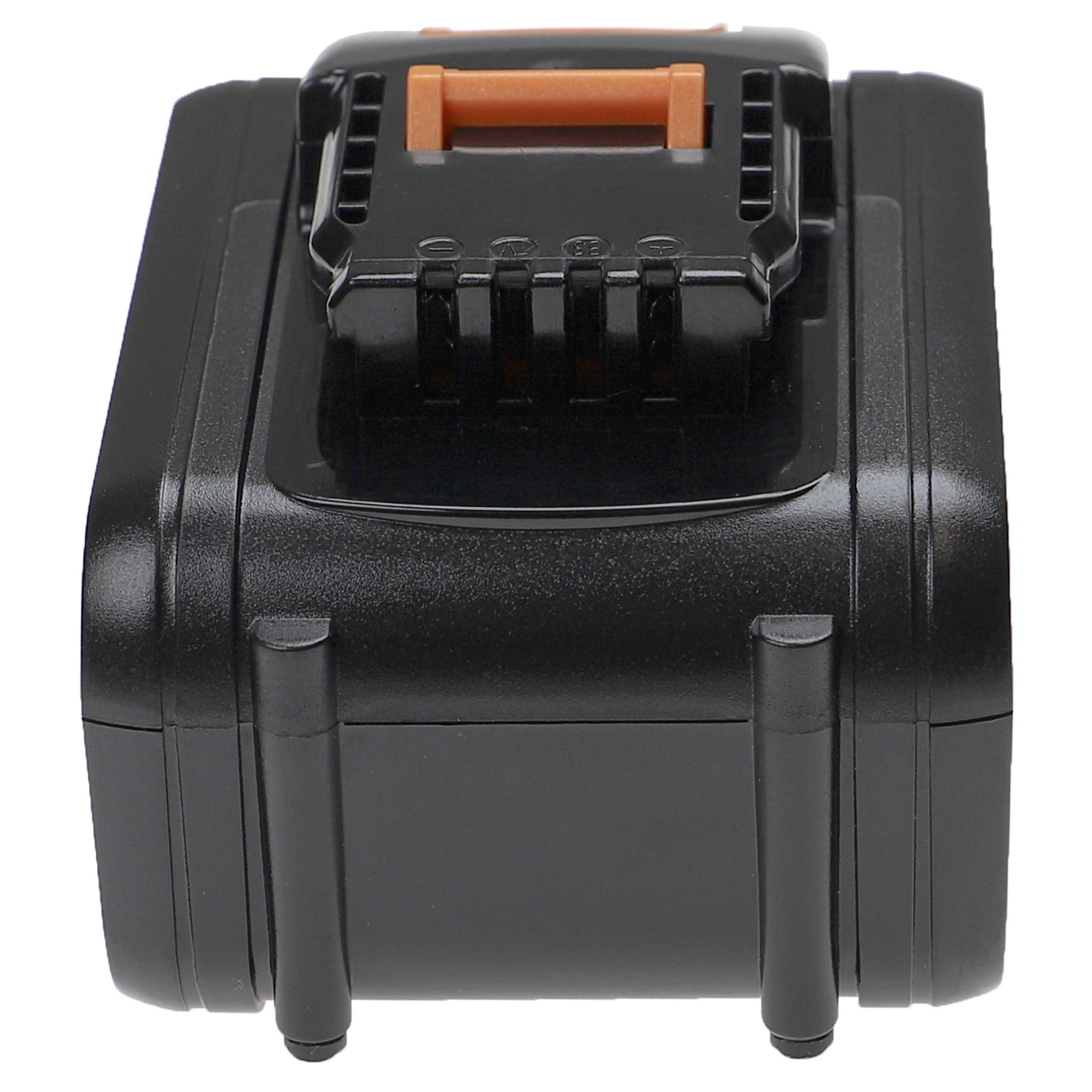 2x Battery replaces Rockwell RW9351.1 - 5 Ah 20 V Li-Ion, black / orange