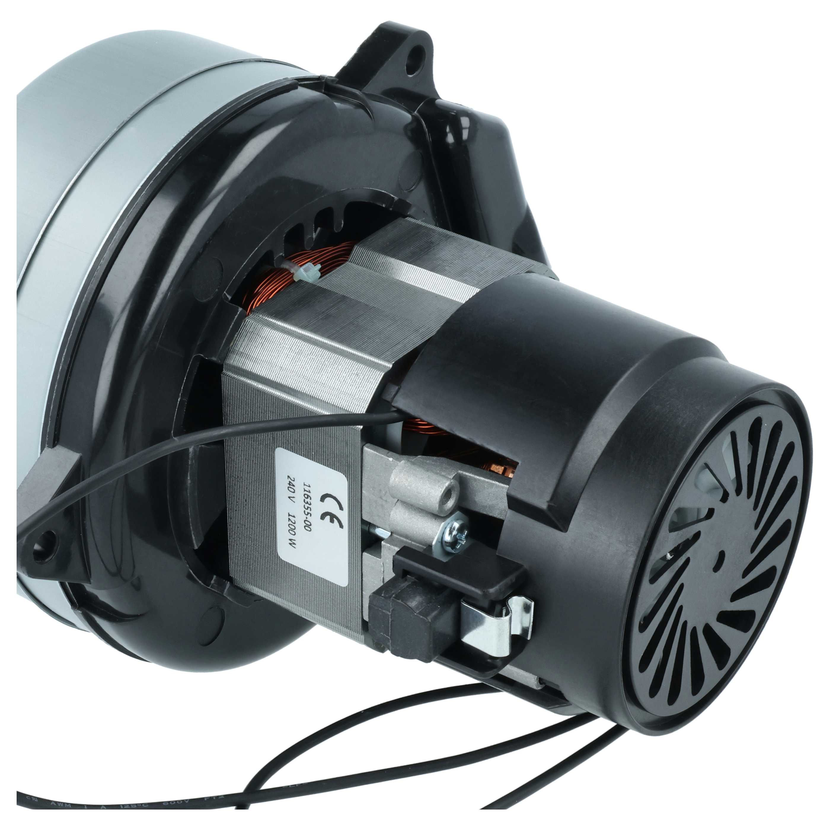 Motor als Ersatz für Ametek 116213, 115961 für Nilfisk-Alto Staubsauger u.a. - Ersatz-Staubsaugermotor, 1200 W