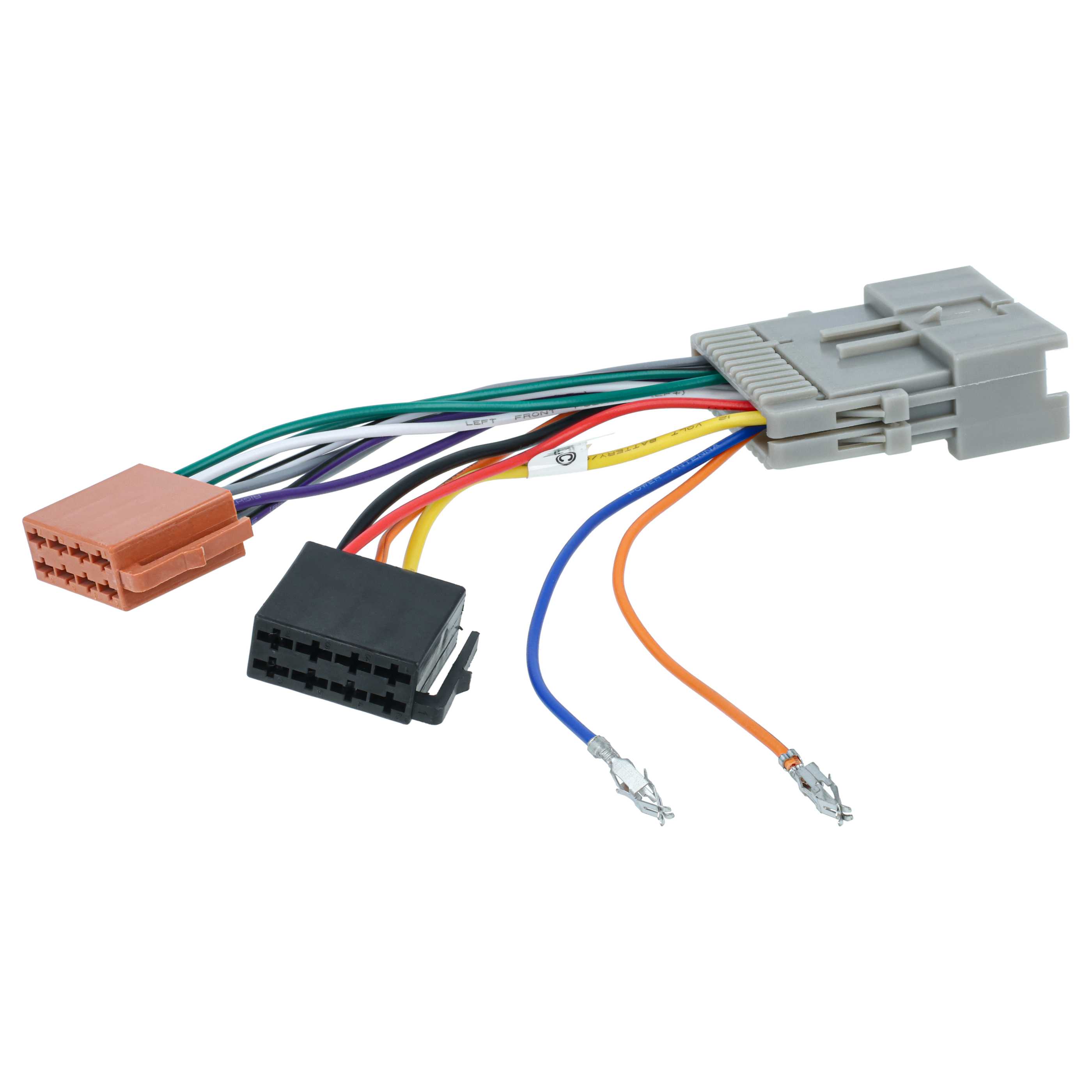 Adaptateur ISO pour autoradio Chevrolet, Buick, GMC, Hummer - fiche ISO 10487