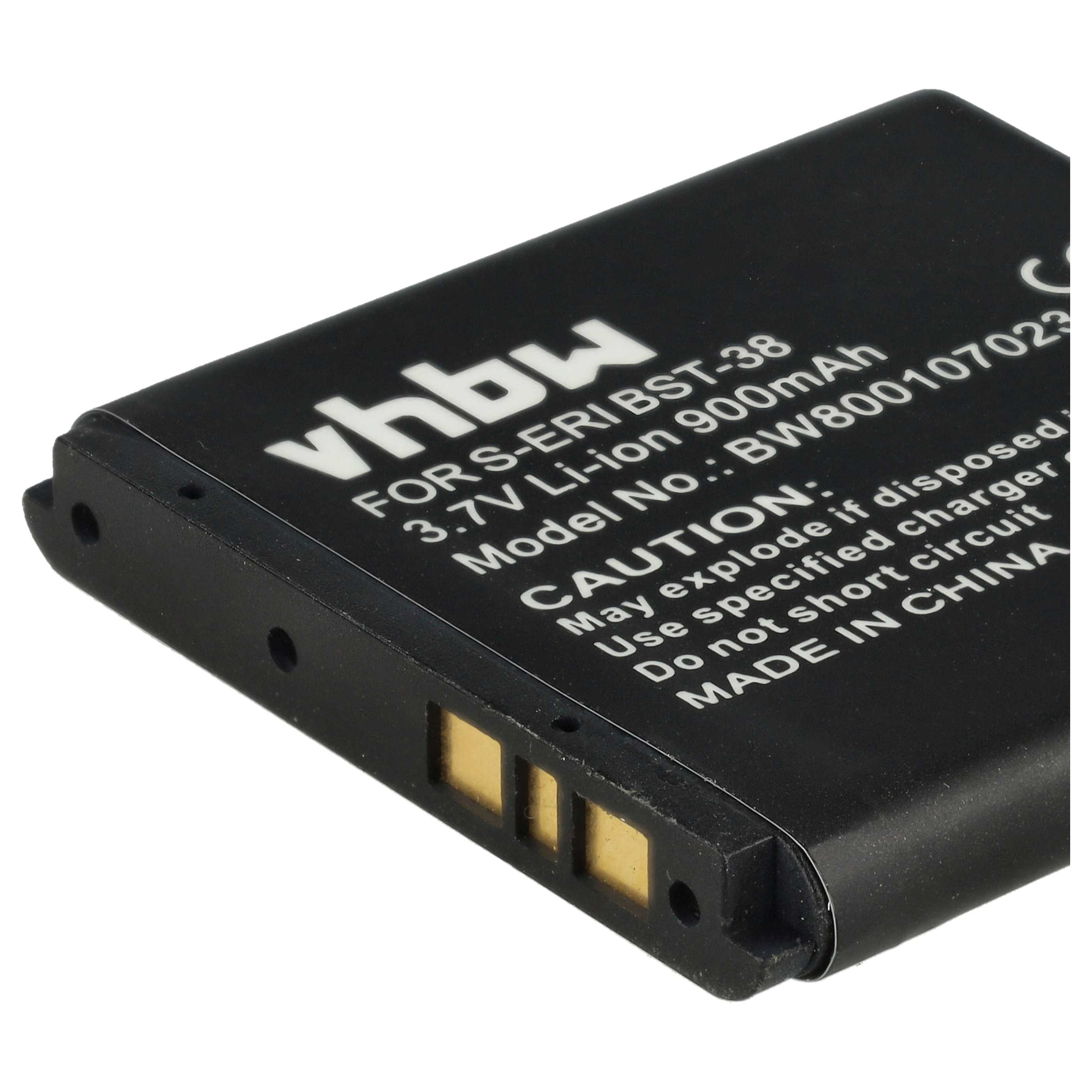 Akumulator do telefonu smartfona zamiennik Sony Ericsson BST-38 - 900 mAh 3,7 V Li-Ion