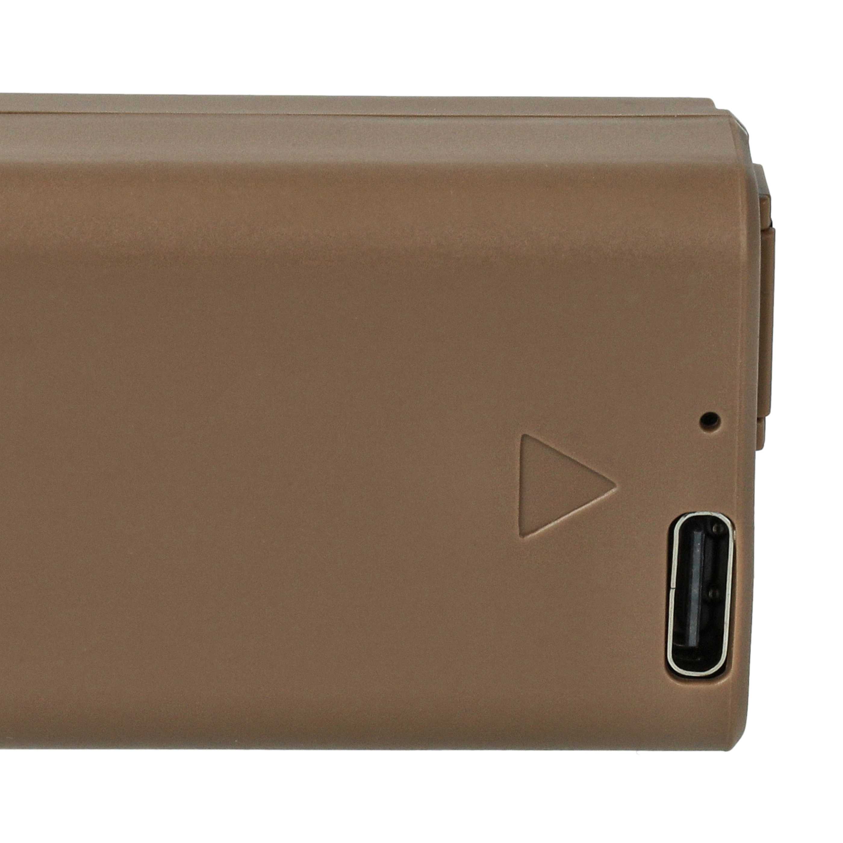 Batería reemplaza Sony NP-FW50 para cámara Sony - 1030 mAh 7,4 V Li-Ion con chip, con clavija (h) USB C
