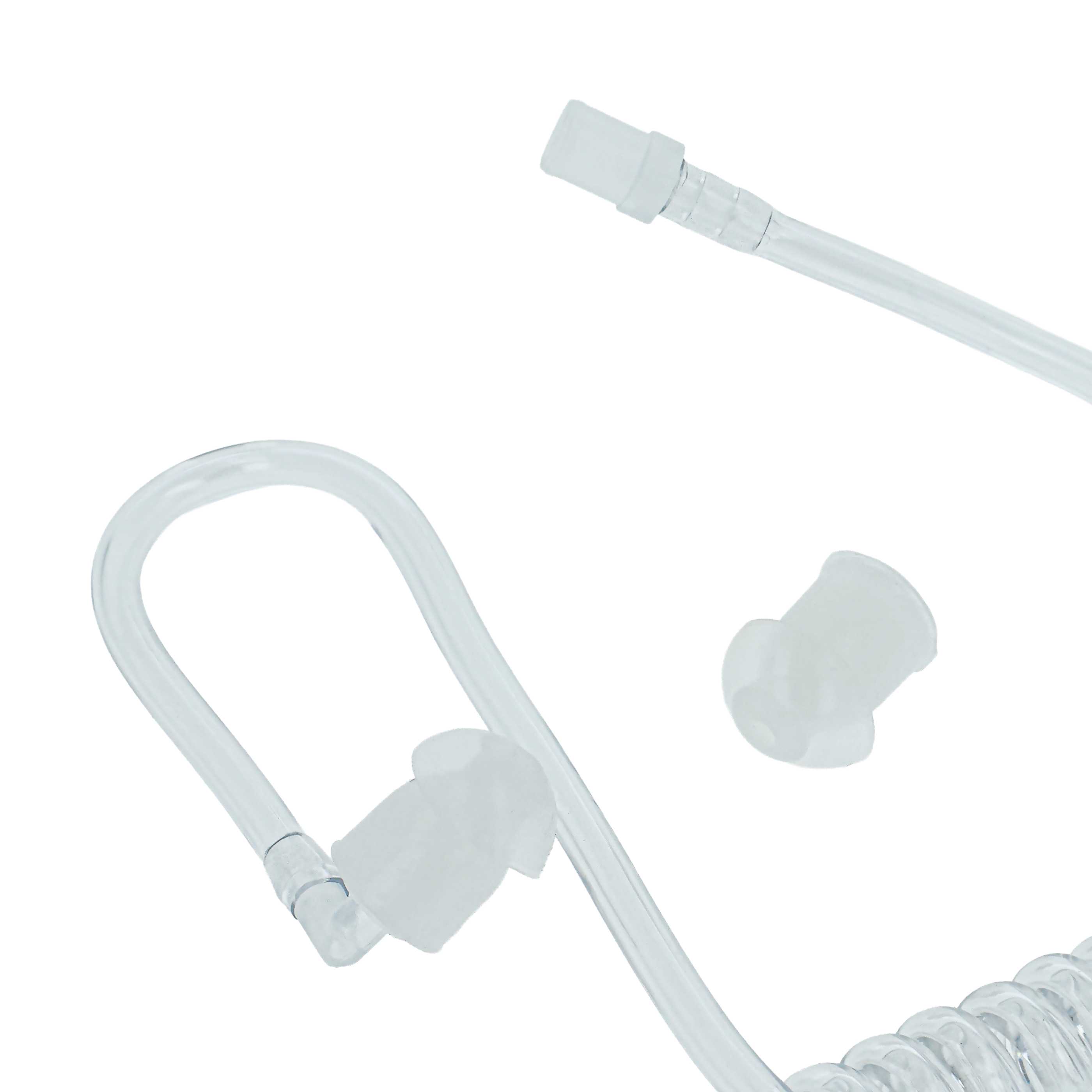 Tubo acustico per Headset - incl. 2x olive auricolari, trasparente