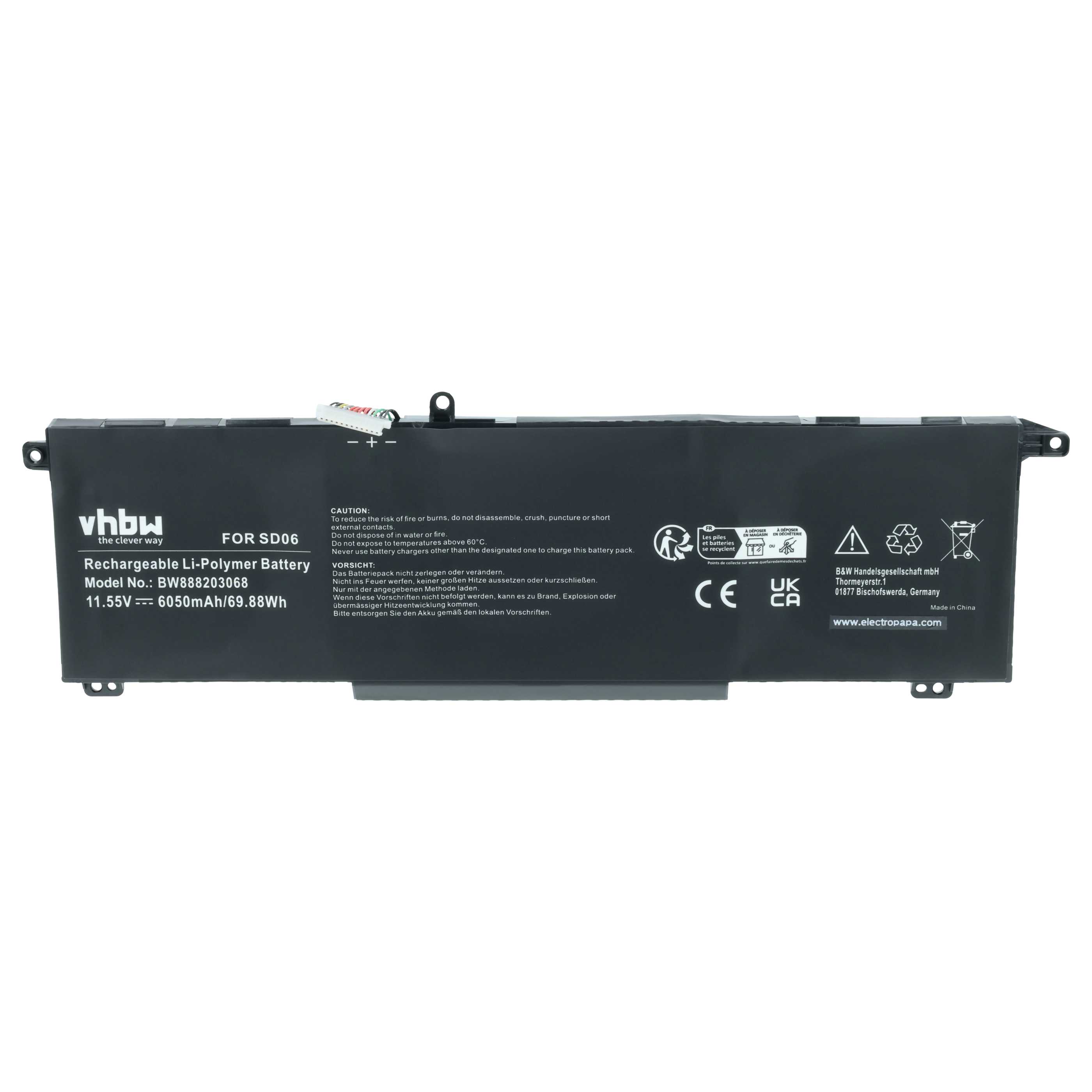 Akumulator do laptopa zamiennik HP L84356-2C1, HSTNN-DB9U, HSTNN-089U, L84392-005 - 5900 mAh 11,55 V LiPo