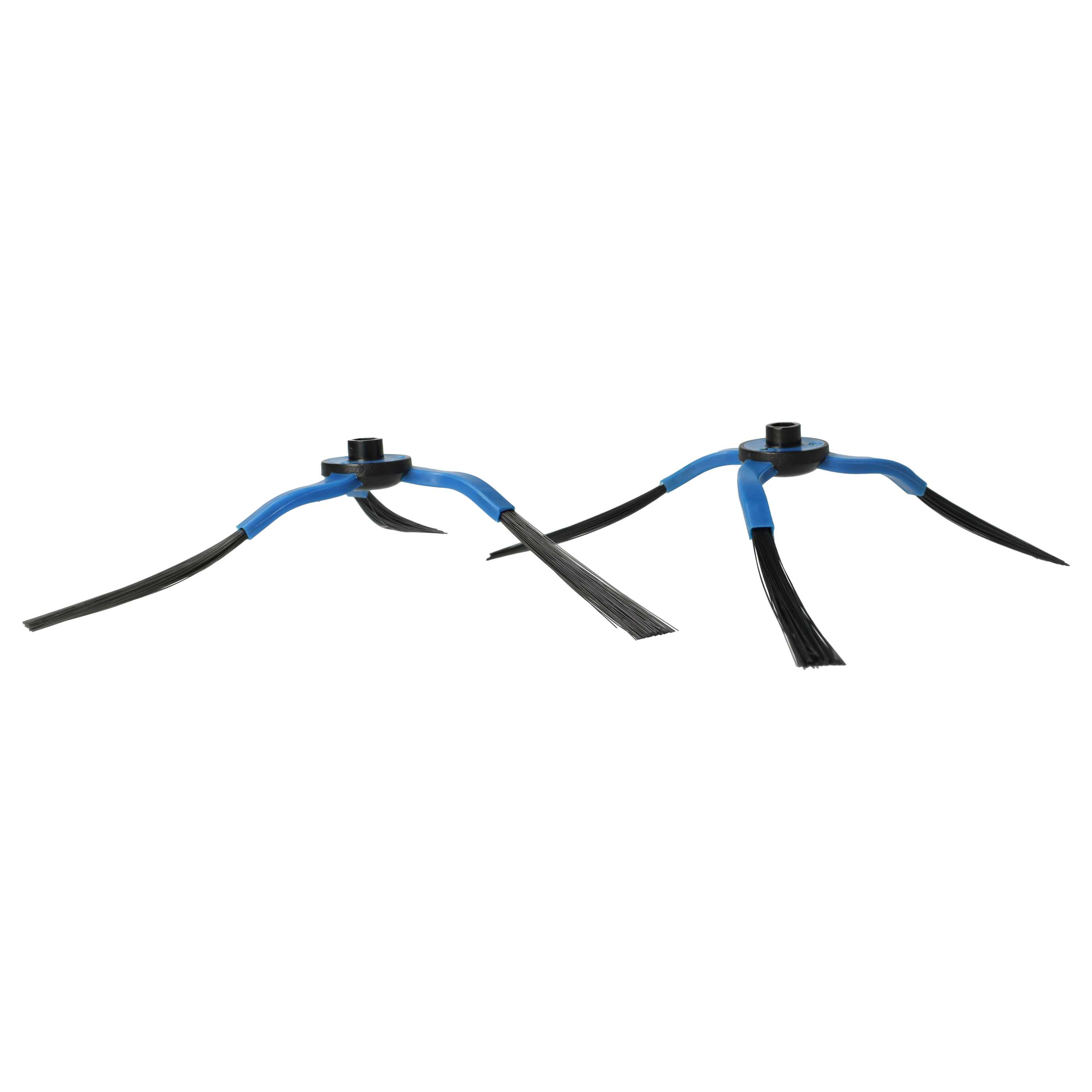 4x Spazzola laterale (dx/sx) a 3 bracci per robot aspirapolvere Samsung SR87xx - nero / blu