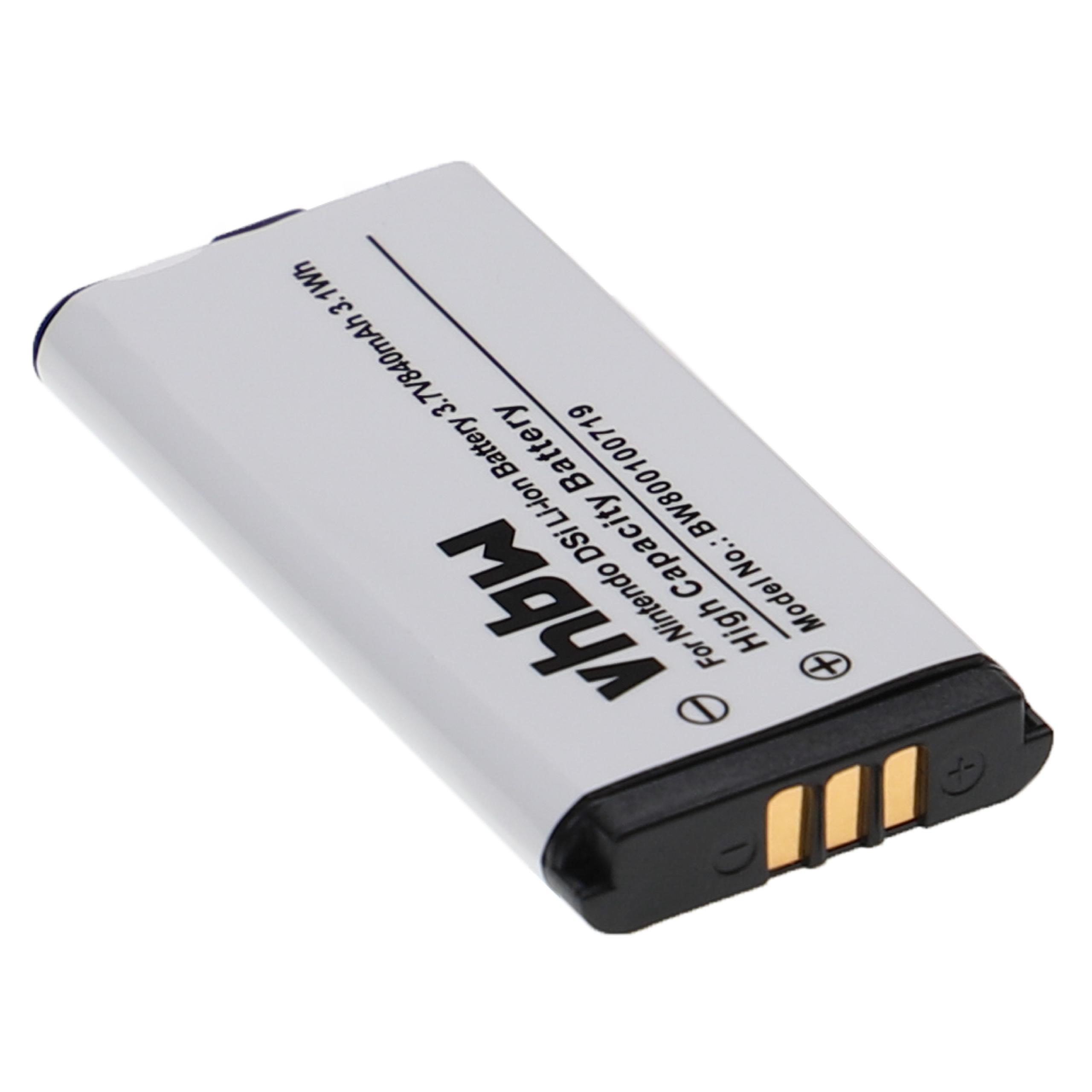 Batería reemplaza Nintendo TWL-001, C/TWL-A-BP, TWL-003, BOAMK01 para consola Nintendo - 840 mAh 3,7 V Li-Ion