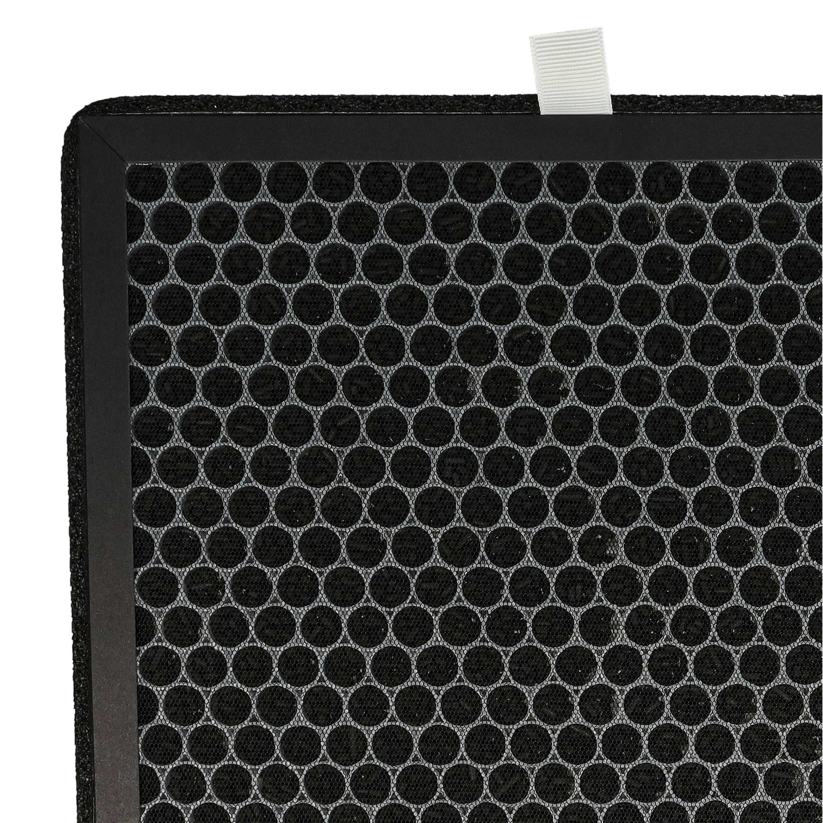 2x Filter as Replacement for Rowenta XD6231F0 etc. - Activated Carbon + Allergy+