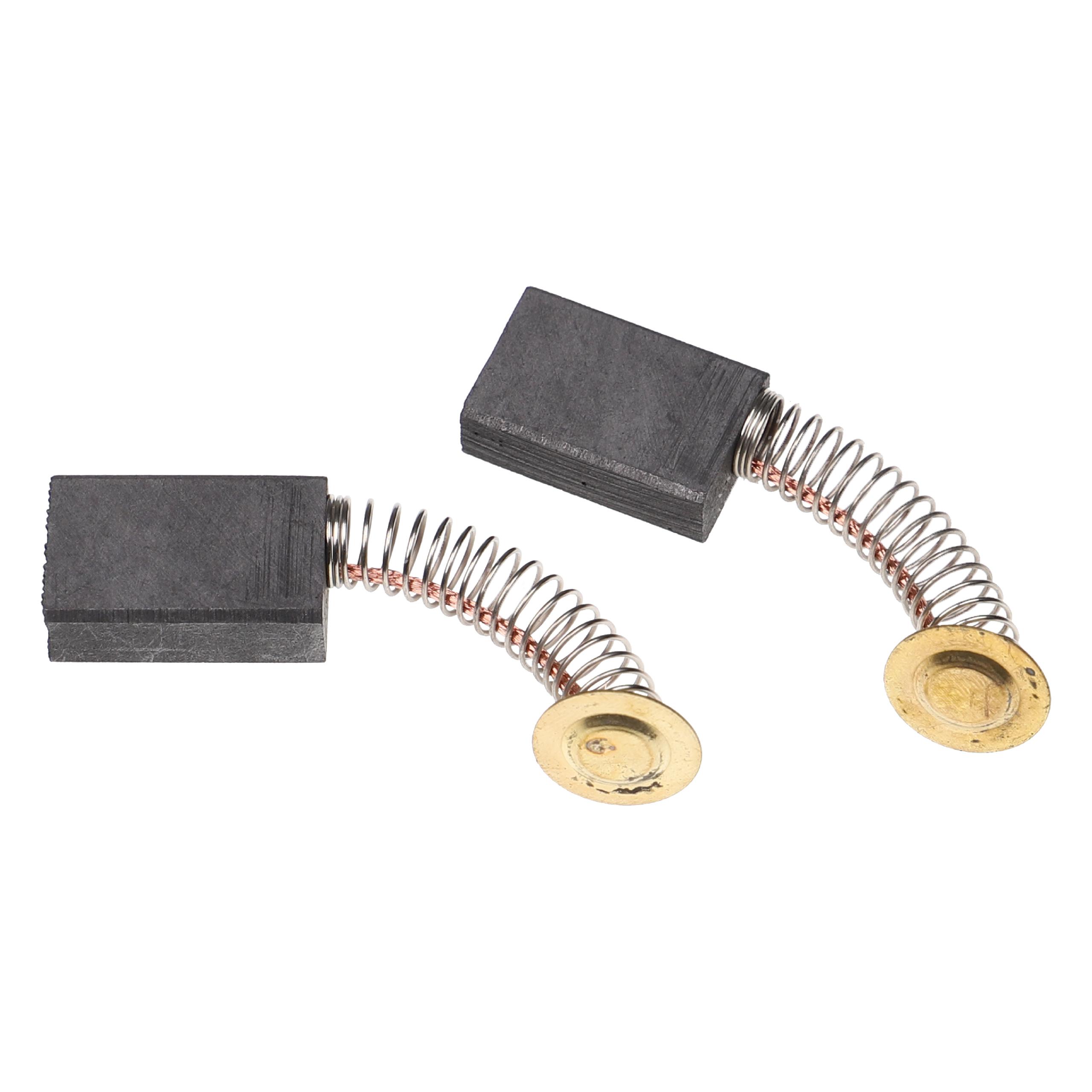 2x Szczotka węglowa do elektronarzędzi Diverse silniki elektryczne + sprężyna, 8x16x25 mm