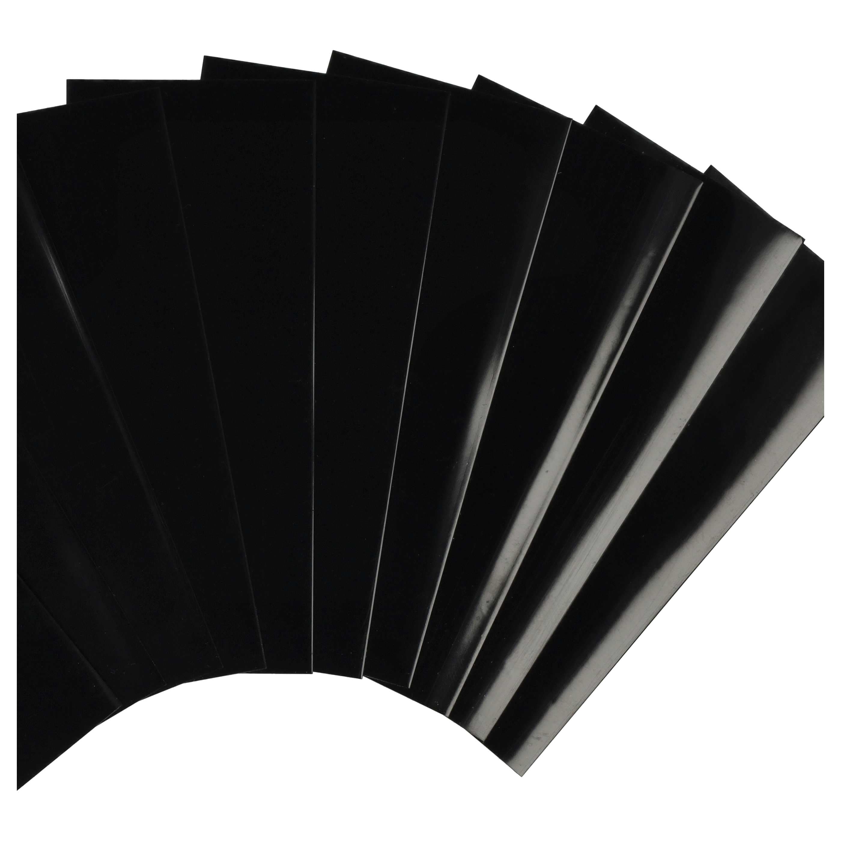 10x Heat Shrink Tubing Suitable for 18650 Battery Cells - Shrink Wrap Black