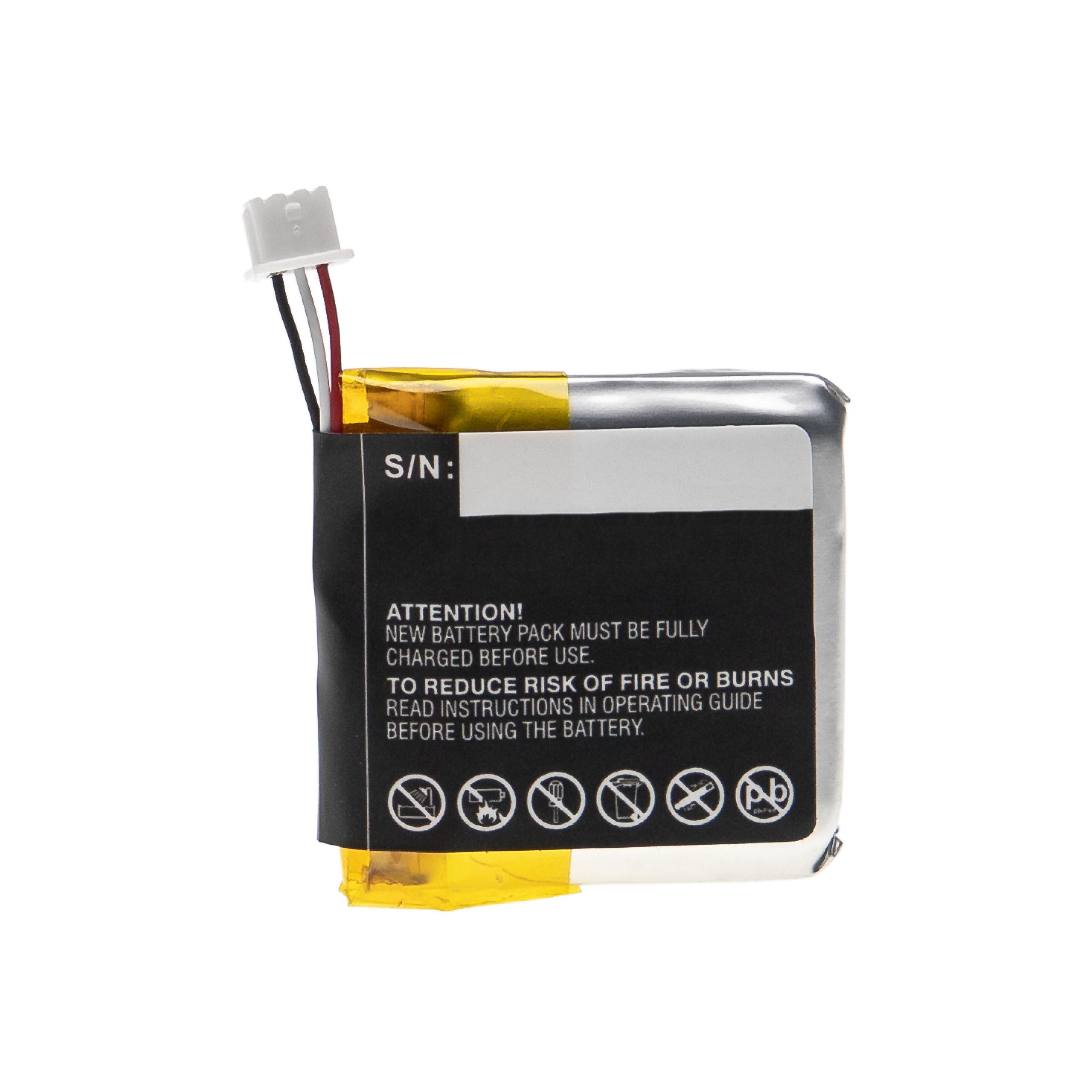 Batterie remplace Sennheiser AHB552826TPC-2 pour casque audio - 350mAh 3,7V Li-polymère