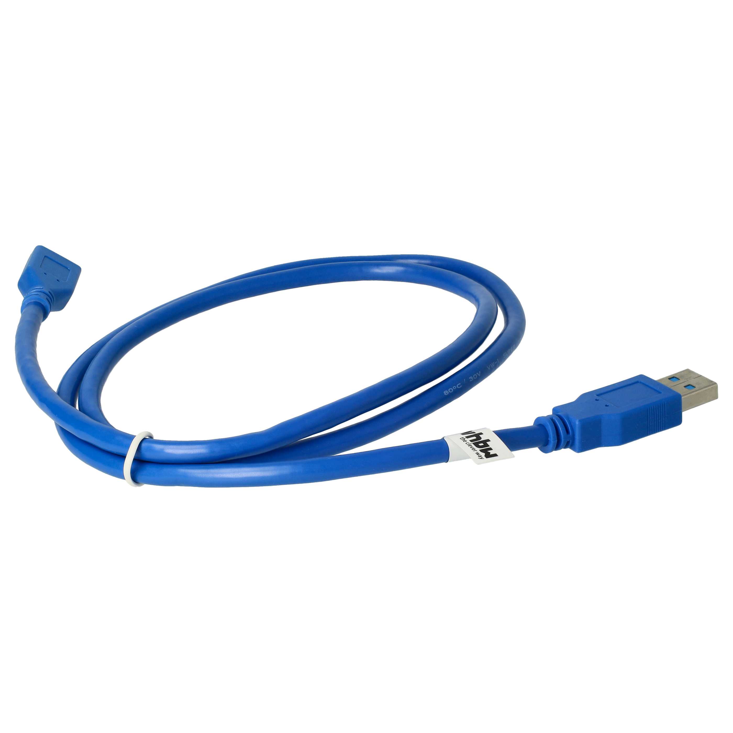Cable USB Micro (USB std. A a USB Micro 3.0) para dispositivos Buffalo HD-AVSU3 Media Hard Drive