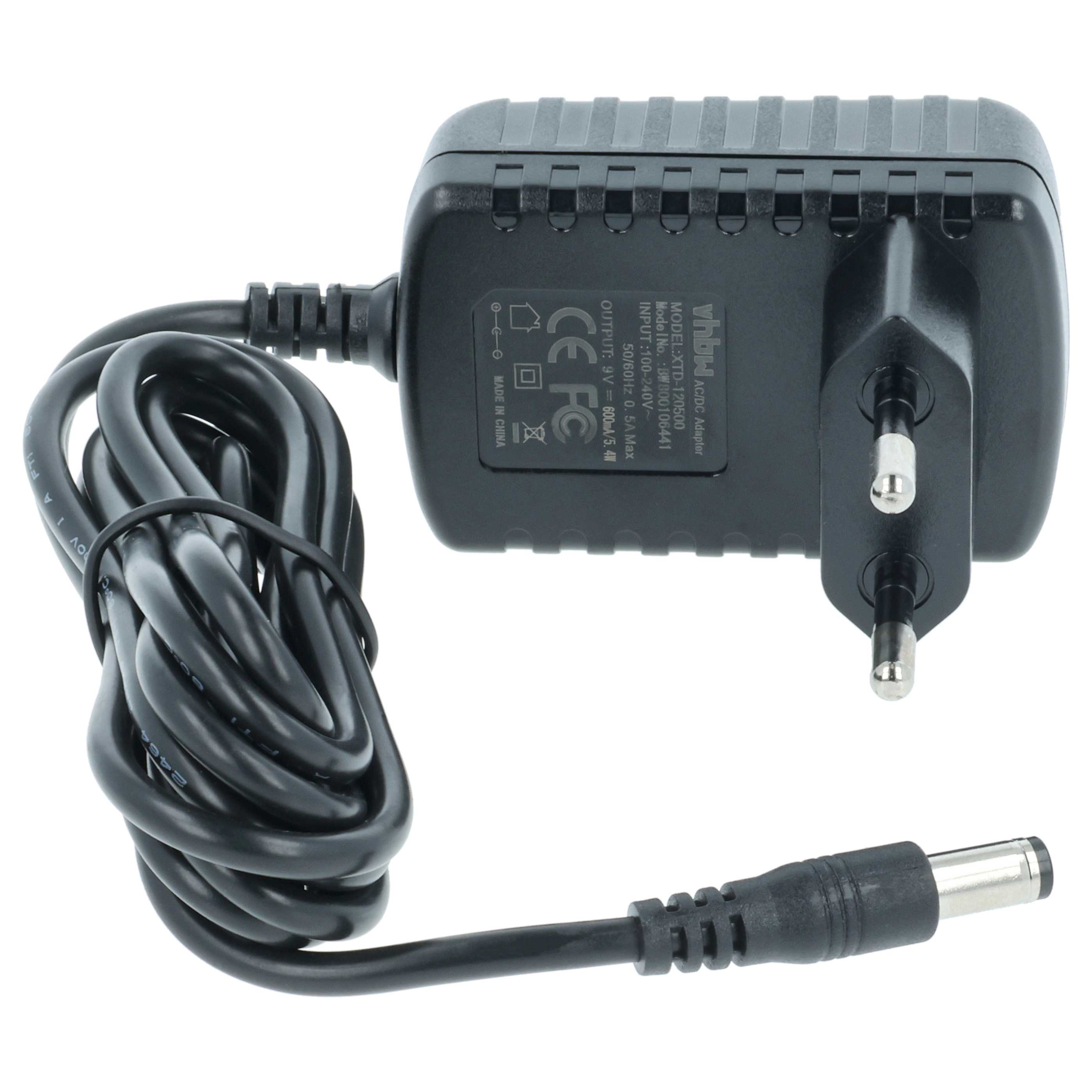 Mains Power Adapter replaces Korg T41-9-0600D3 for Korg Keyboard, E-Piano - 8.2 cm