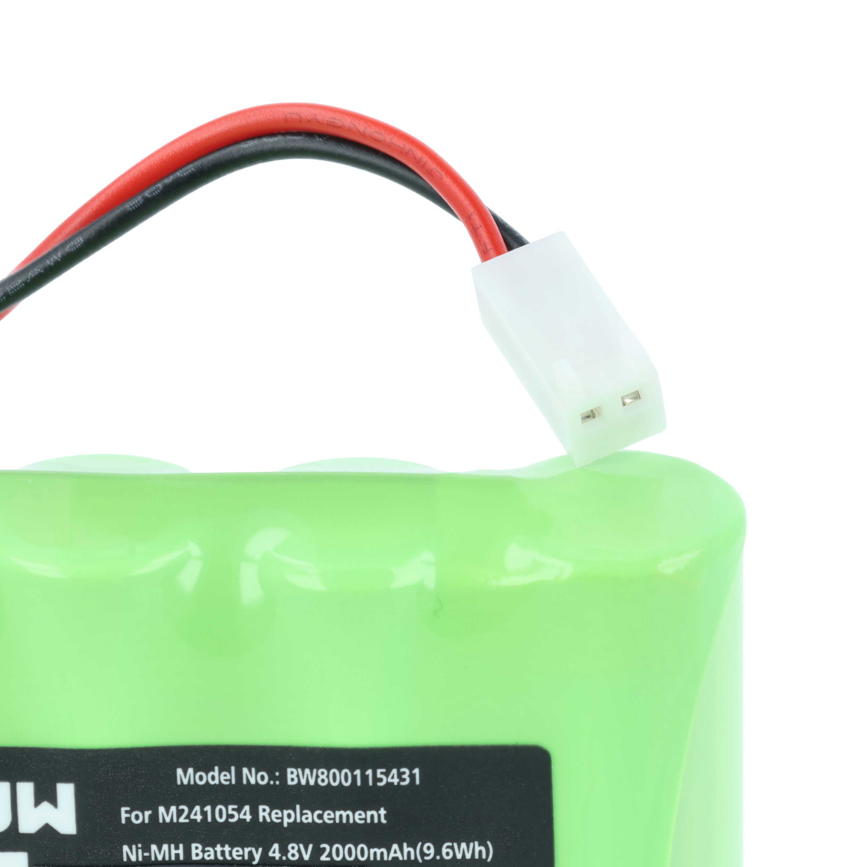 Battery (2 Piece) as Replacement for Teleradio M241054 Remote Control - 2000 mAh 4.8 V NiMH