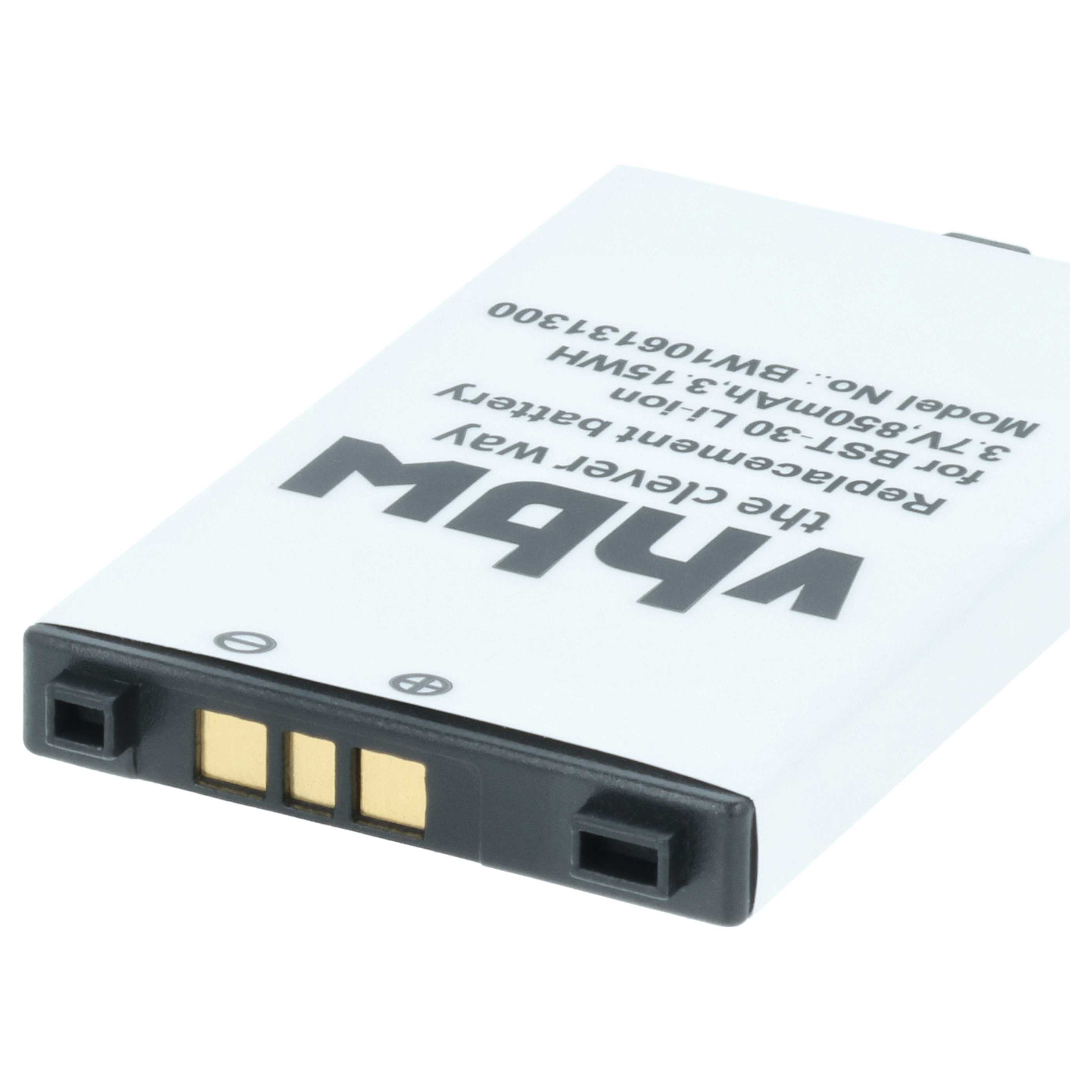Akumulator do telefonu smartfona zamiennik Sony Ericsson DPY901300, BST-30 - 850 mAh 3,7 V Li-Ion