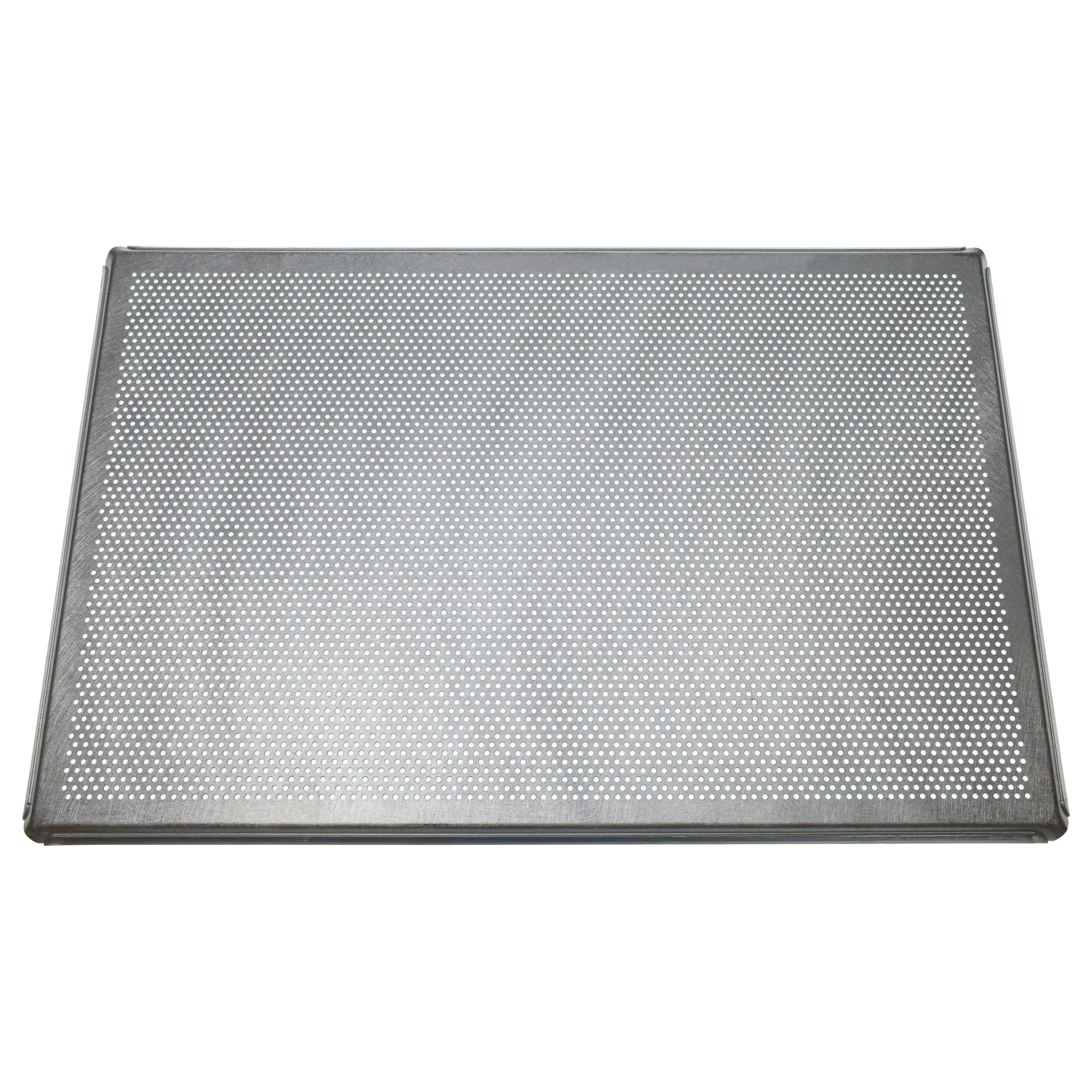 Bandeja de horno para hornos - 60 x 40 x 1 cm plata, perforado
