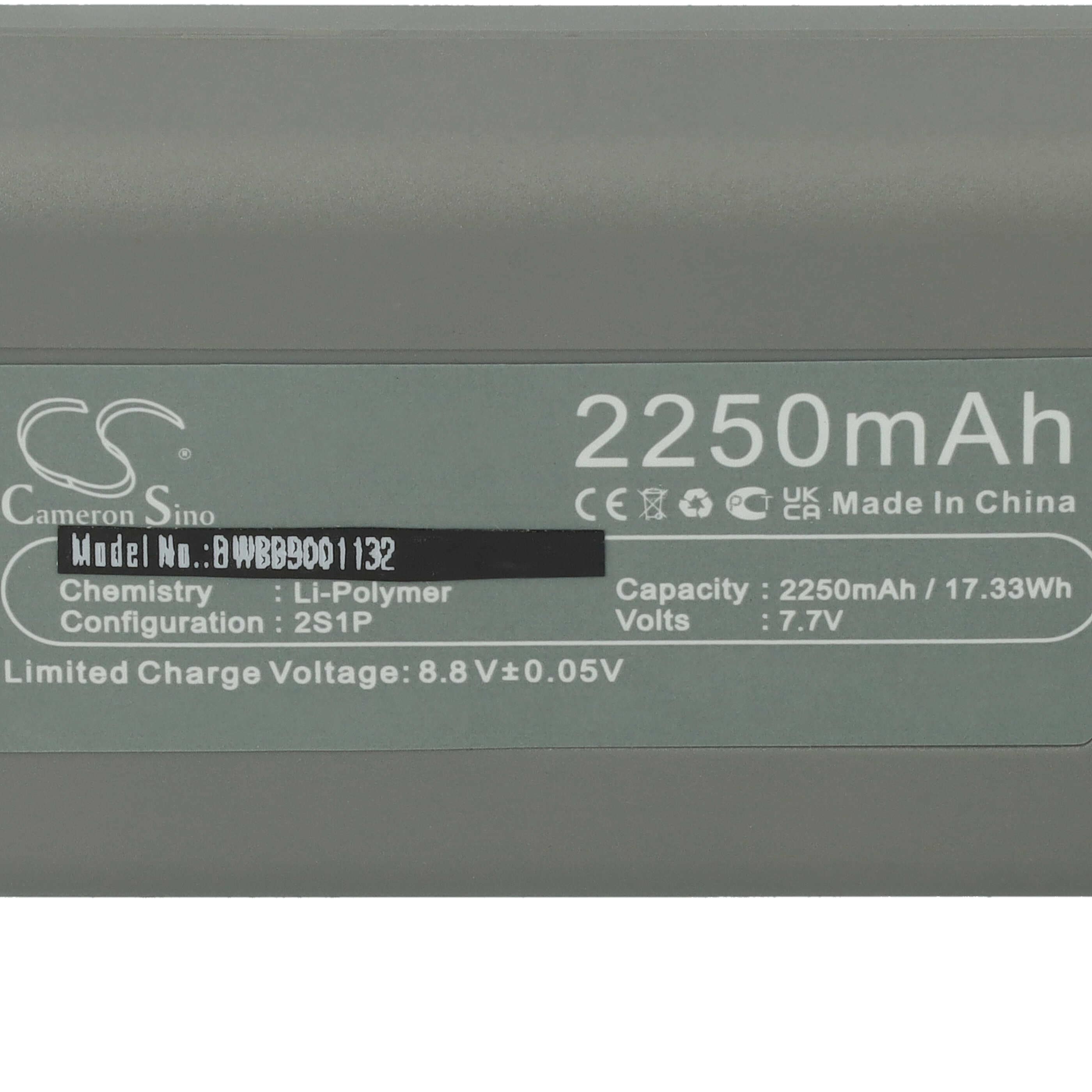 Drohnen-Akku als Ersatz für DJI CP.MA.00000326.01, BWX161-2250-7.7 - 2250mAh 7,7V Li-Polymer