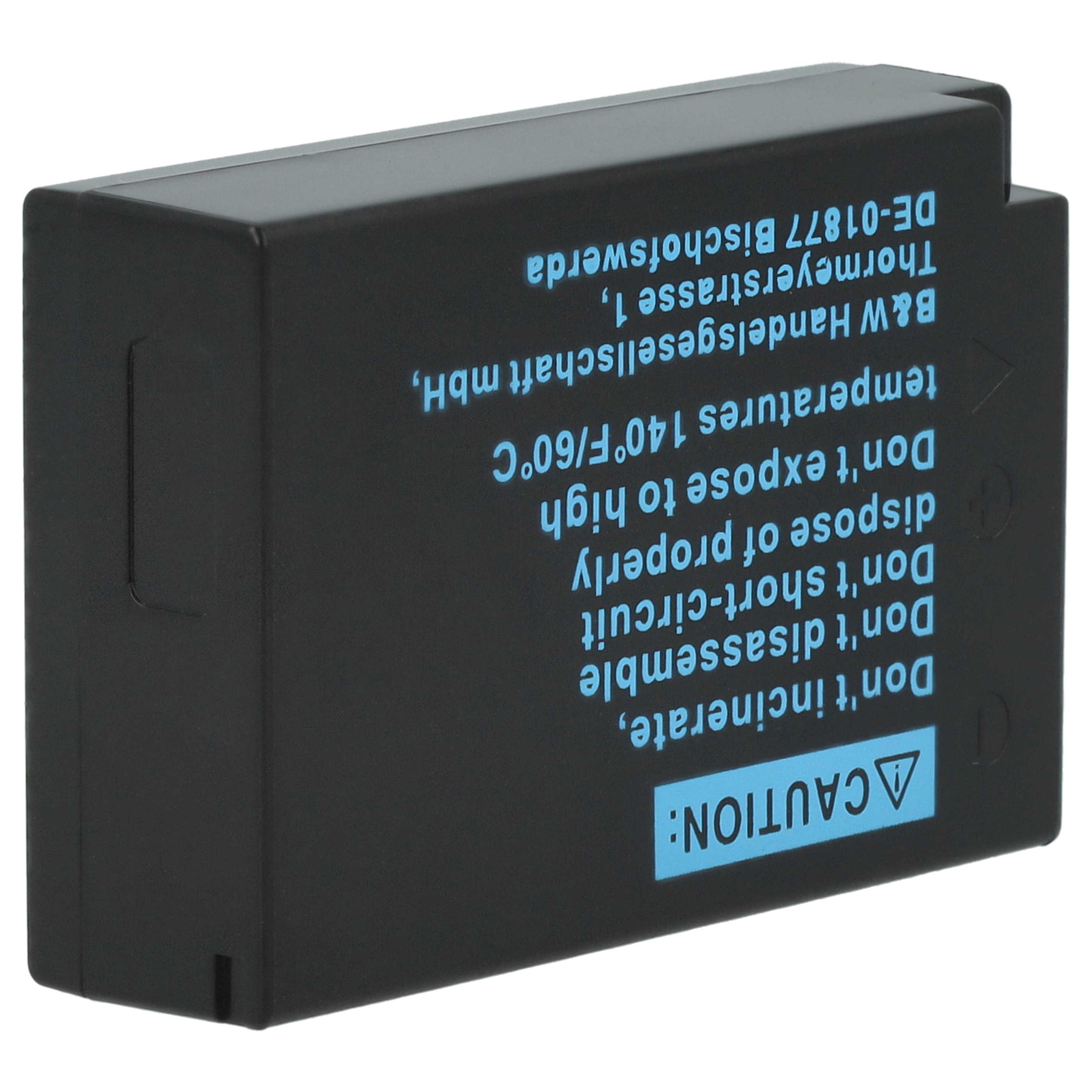 3x Battery replaces Canon LP-E17 - 750mAh, 7.2V, Li-Ion