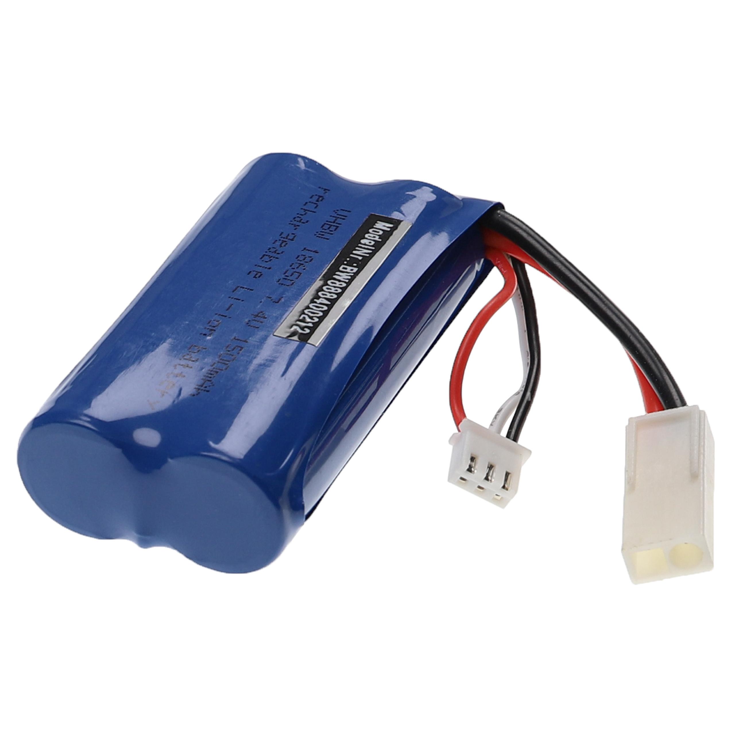 Batterie modèle radio-télécommandé - 1500mAh 7,4V Li-ion, EL-2P