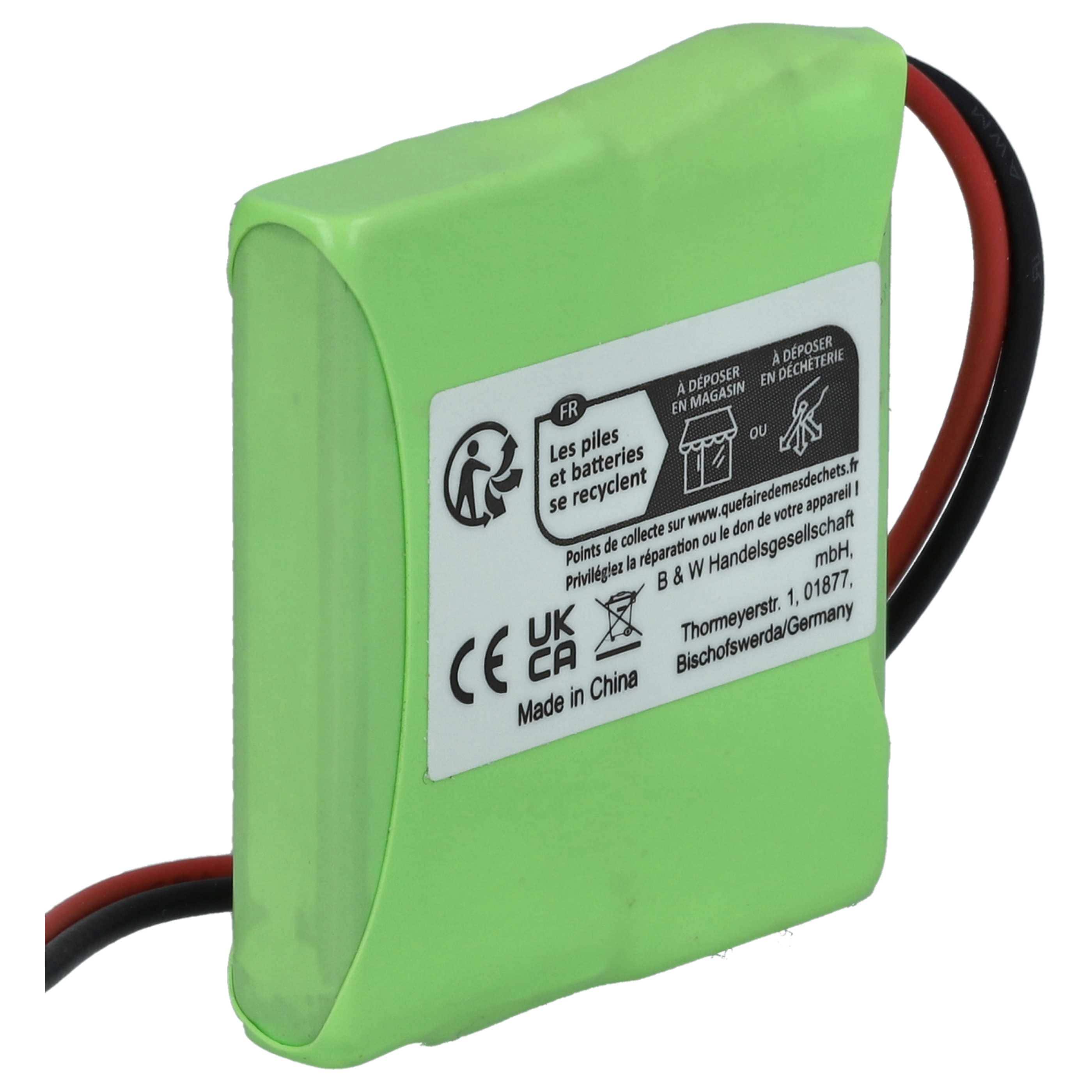 5x Batteries remplace Siemens V30145-K1310-X382, S30852-D1751-X1 pour téléphone Swisscom - 650mAh 2,4V NiMH