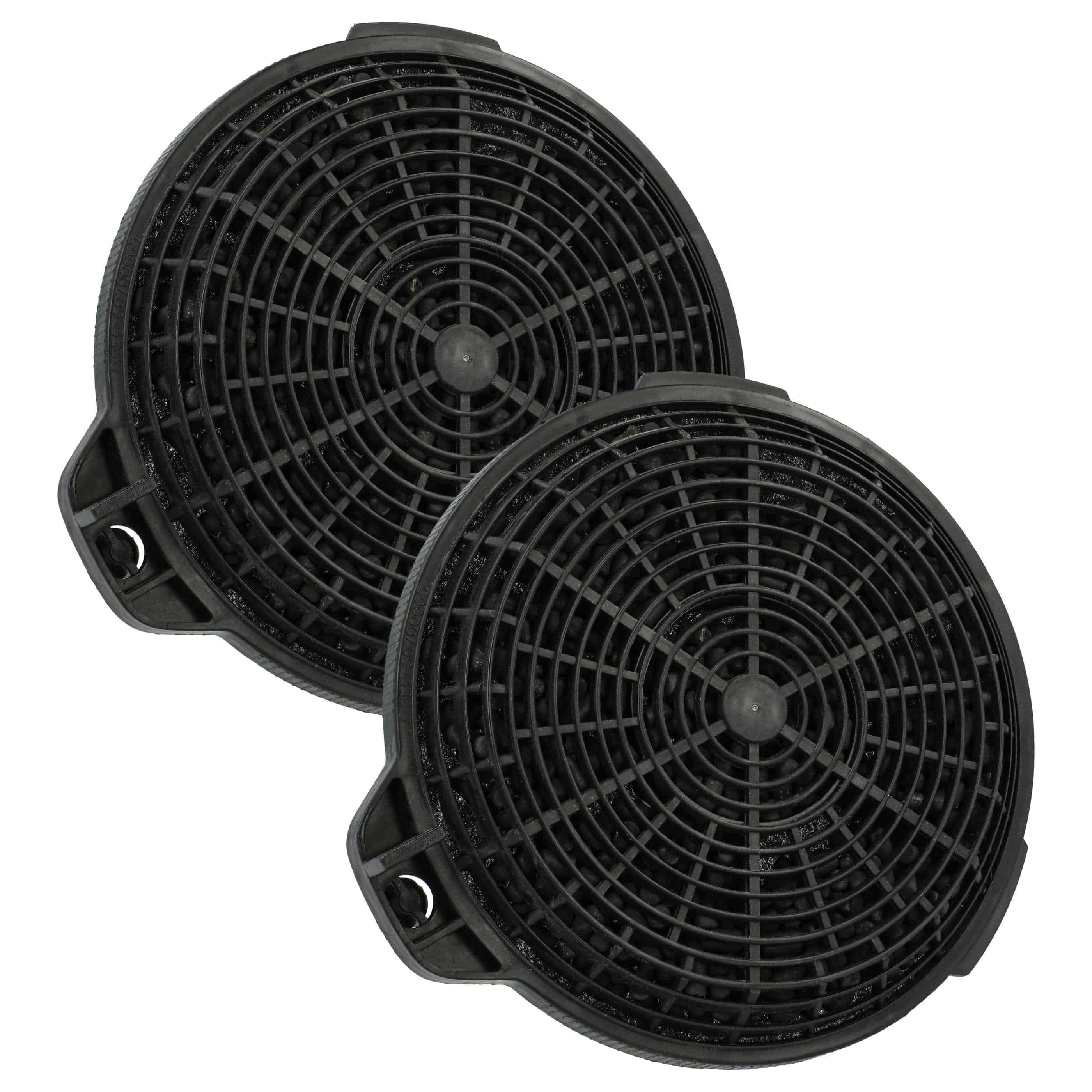 2x Filtres à charbon actif remplace Cooke & Lewis CARBFILT4, 02859394, CARBFILT4CT pour hotte Sia