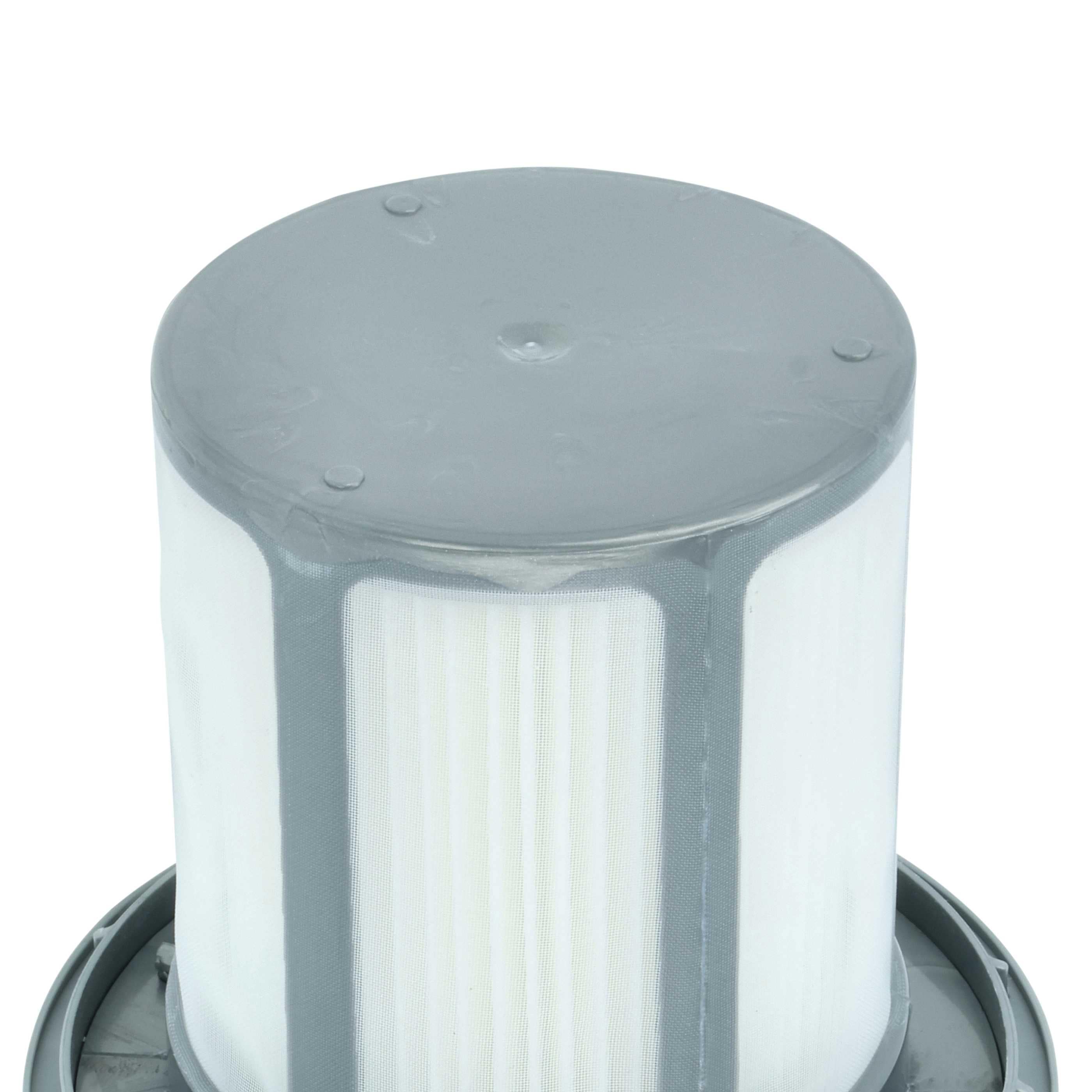 2x cartridge filter replaces Bosch 12033215 for Vacuum Cleaner, white / grey