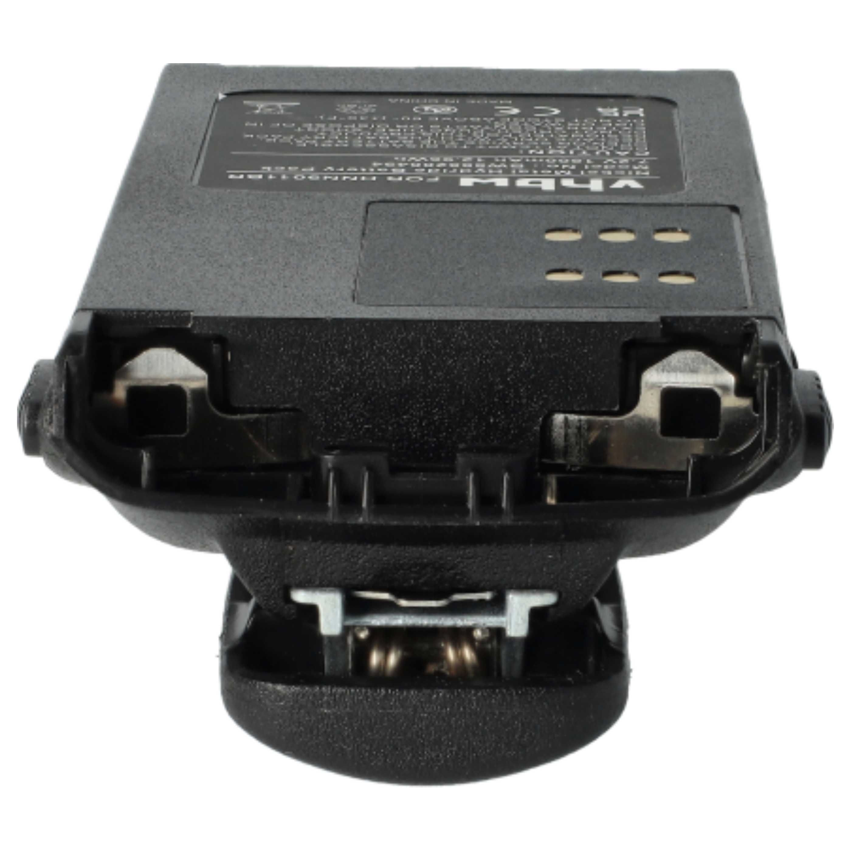 Radio 5x Battery suitable for Motorola GP320, GP340, GP360, GP380 - 1800 mAh 7.2 V NiMH + Belt Clip