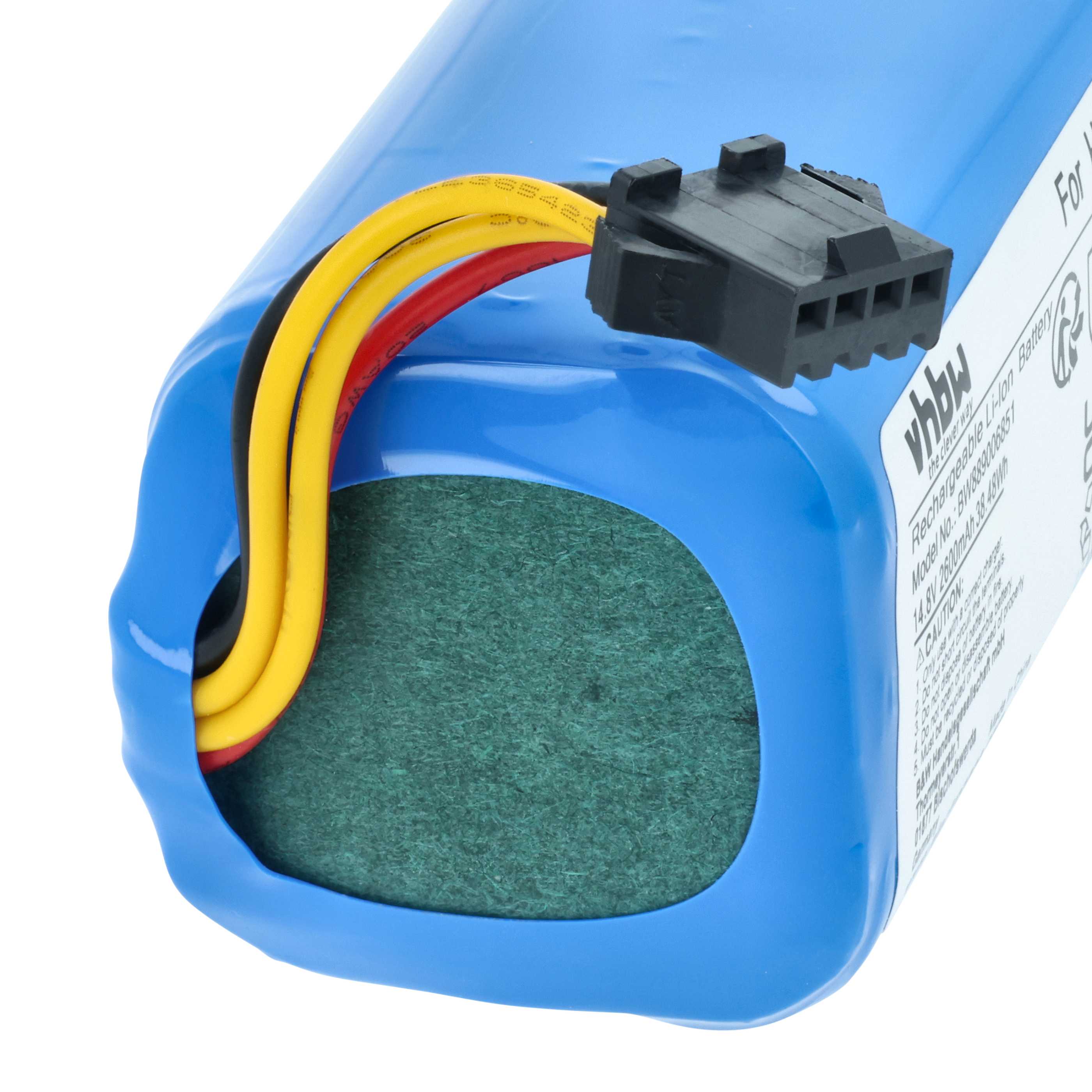 Batteria sostituisce Hoover B015, 35602251, HGO0314BAT per robot aspiratore - 2,6Ah 14,8V Li-Ion